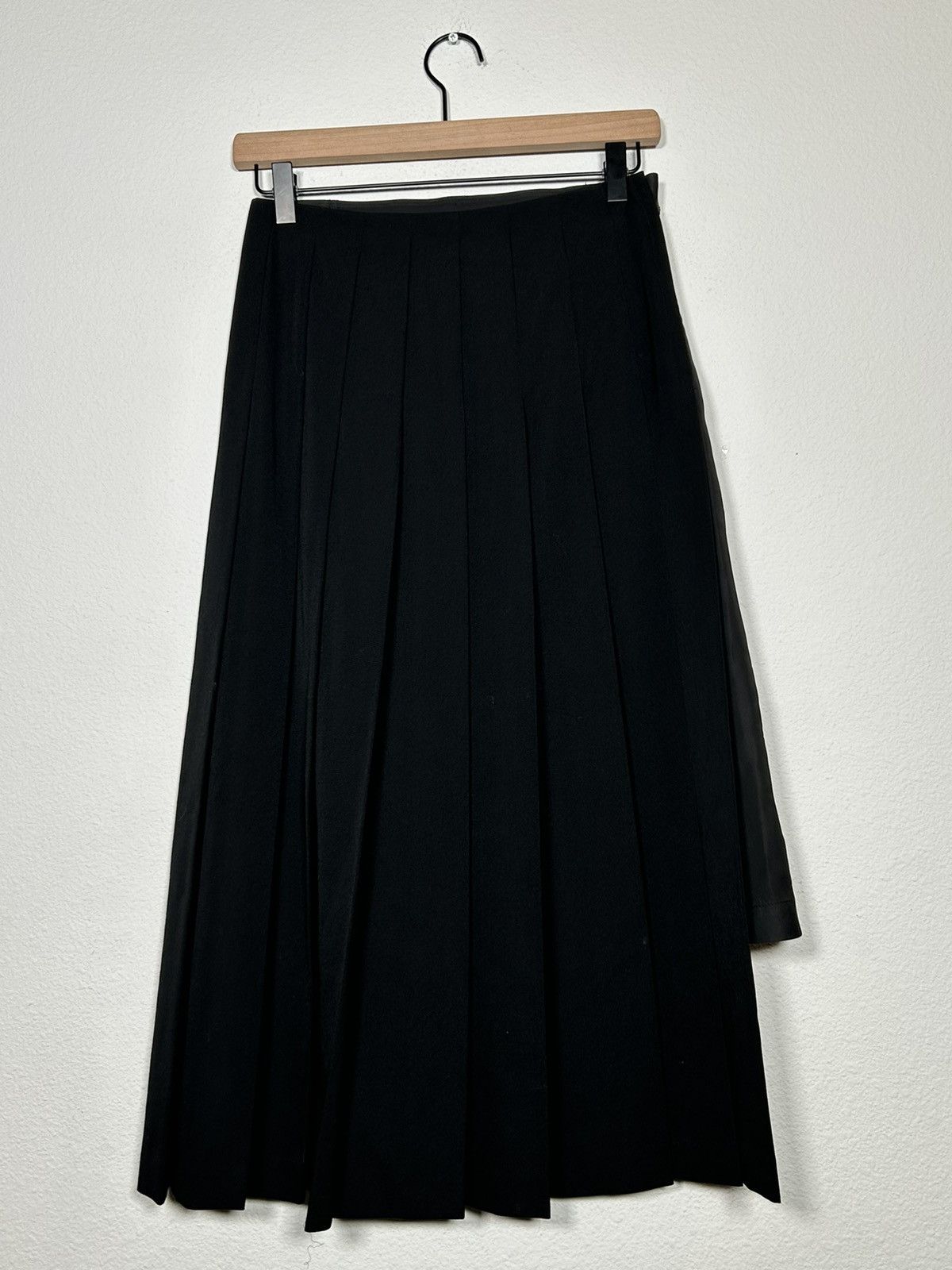 Comme des Garcons SS03 Hybrid Pleated midi skirt Size 27" / US 4 / IT 40 - 1 Thumbnail