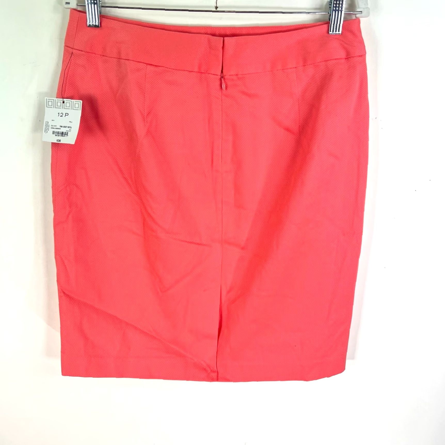 Liz Claiborne Liz Claiborne Career Pencil Skirt Womens Size 12P Coral Lined Size 34" / US 12 / IT 48 - 5 Thumbnail