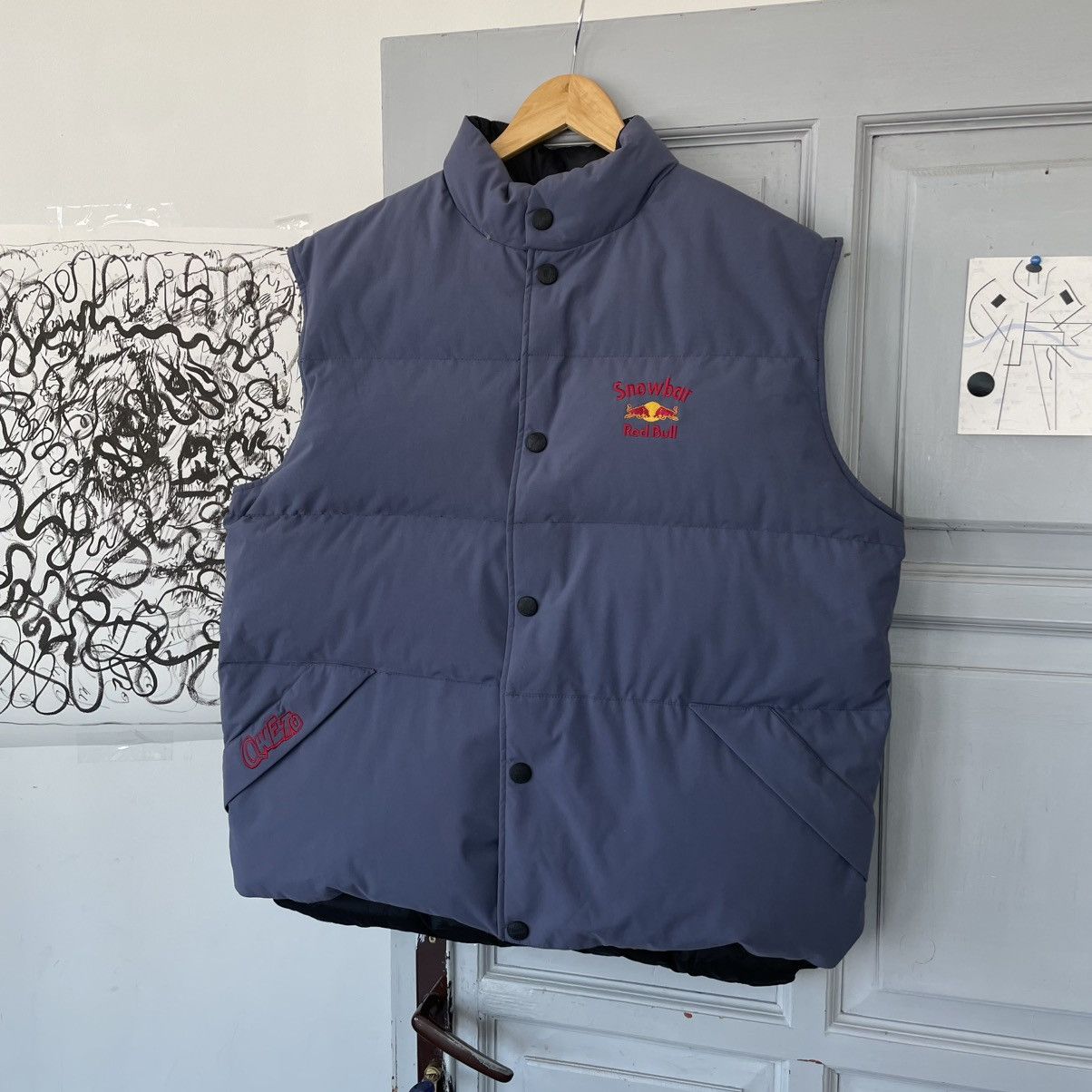 Red Bull × Vintage Vintage Red Bull Rare Vest Double Logo style Y2k sz L Size US L / EU 52-54 / 3 - 5 Thumbnail