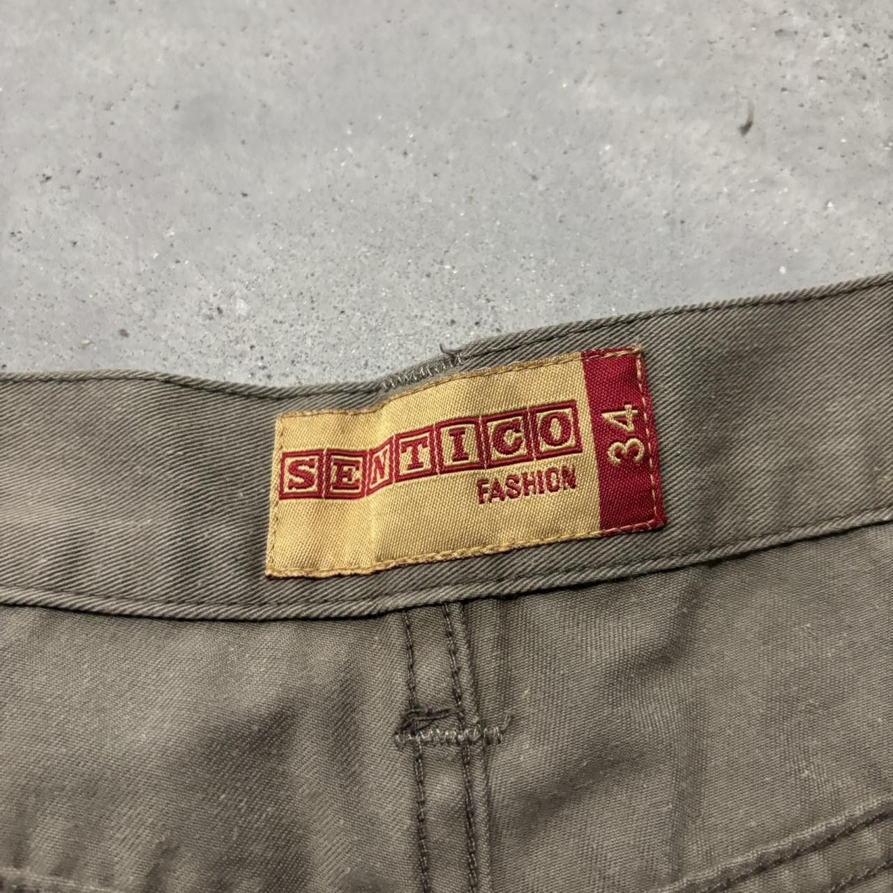 Japanese Brand × Vintage Crazy Vintage Y2K/200s Baggy Khaki Streetwear Skater Style Cargo Shorts! Size US 33 - 6 Thumbnail