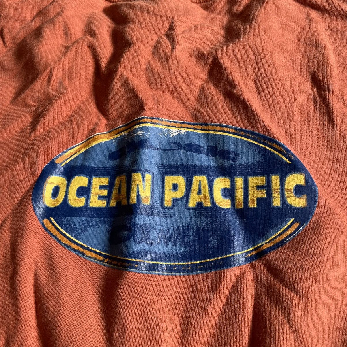 90s Op Ocean Pacific Sweatshirt Big Spellout Logo baggy 80s