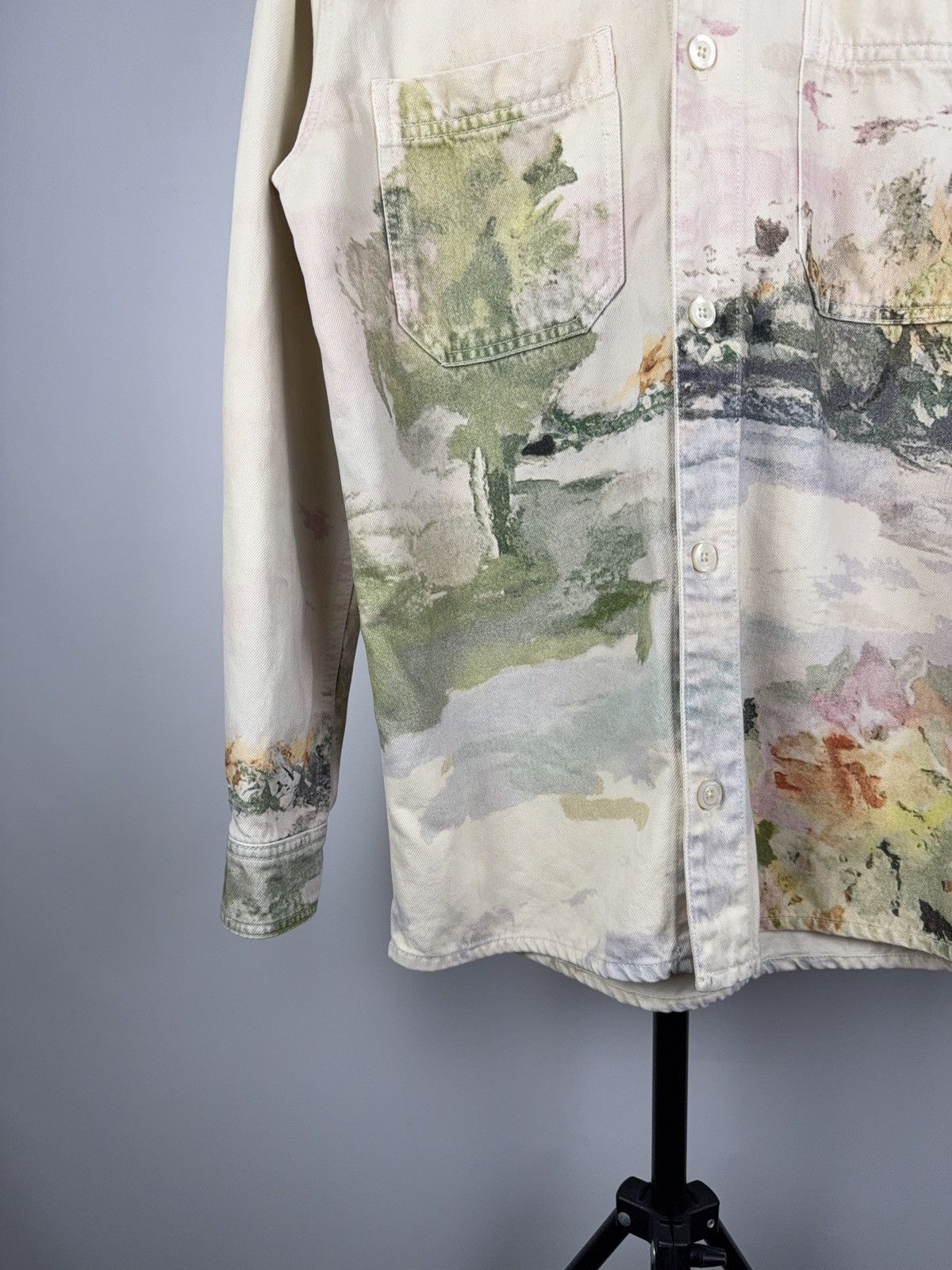 Zara Avant Garde ZARA / Raf Simons style ART Cotton Heavy Shirt Size US S / EU 44-46 / 1 - 4 Thumbnail