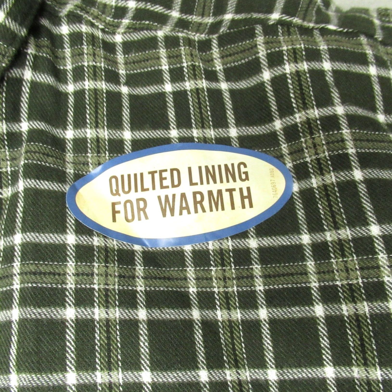 Wrangler VINTAGE Wrangler Flannel Jacket Men XL Green Plaid Quilt Lined Flannel Button Warm NEW Size US XL / EU 56 / 4 - 2 Thumbnail