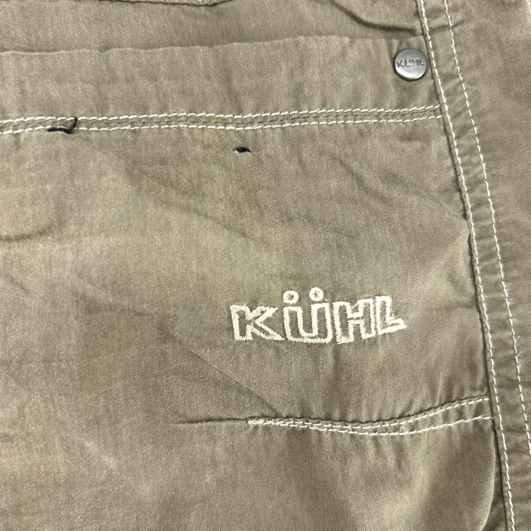 Vintage Kuhl Pants Mens 36x30 Brown Carpenter Hiking Outdoor Stretch Lightweight Pant Straight Leg Regular 5-Pocket Logo Tooling Vintage No Size US 36 / EU 52 - 4 Thumbnail