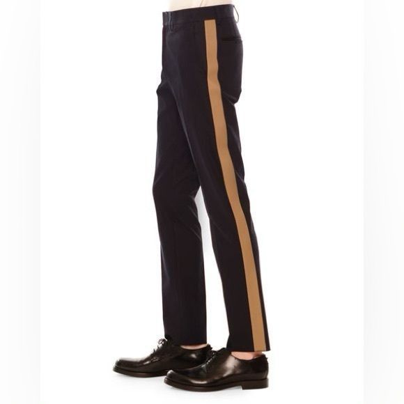 Valentino VALENTINO Side Stripe Slim Fit Trousers Size US 42 / EU 58 - 1 Thumbnail
