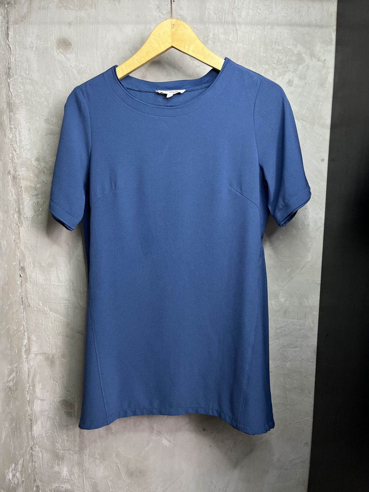Hussein Chalayan Hussein Chalayan Minimalist Paneled Tee Cobalt Blue Size US M / EU 48-50 / 2 - 1 Thumbnail