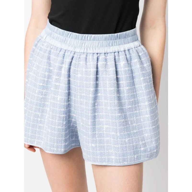 Emporio Armani RTR Emporio Armani Sz 44 / Large Blue Boucle Pull-On Shorts Size 34" / US 12 / IT 48 - 1 Thumbnail