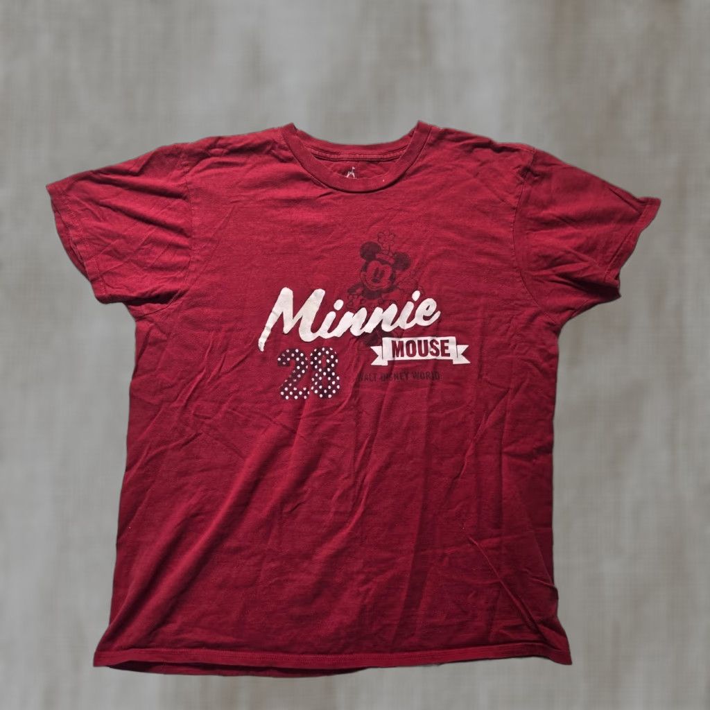 Disney Disney World Minnie Mickey Mouse Red Short Sleeve Adult Shirt Women's M Medium Size M / US 6-8 / IT 42-44 - 1 Thumbnail