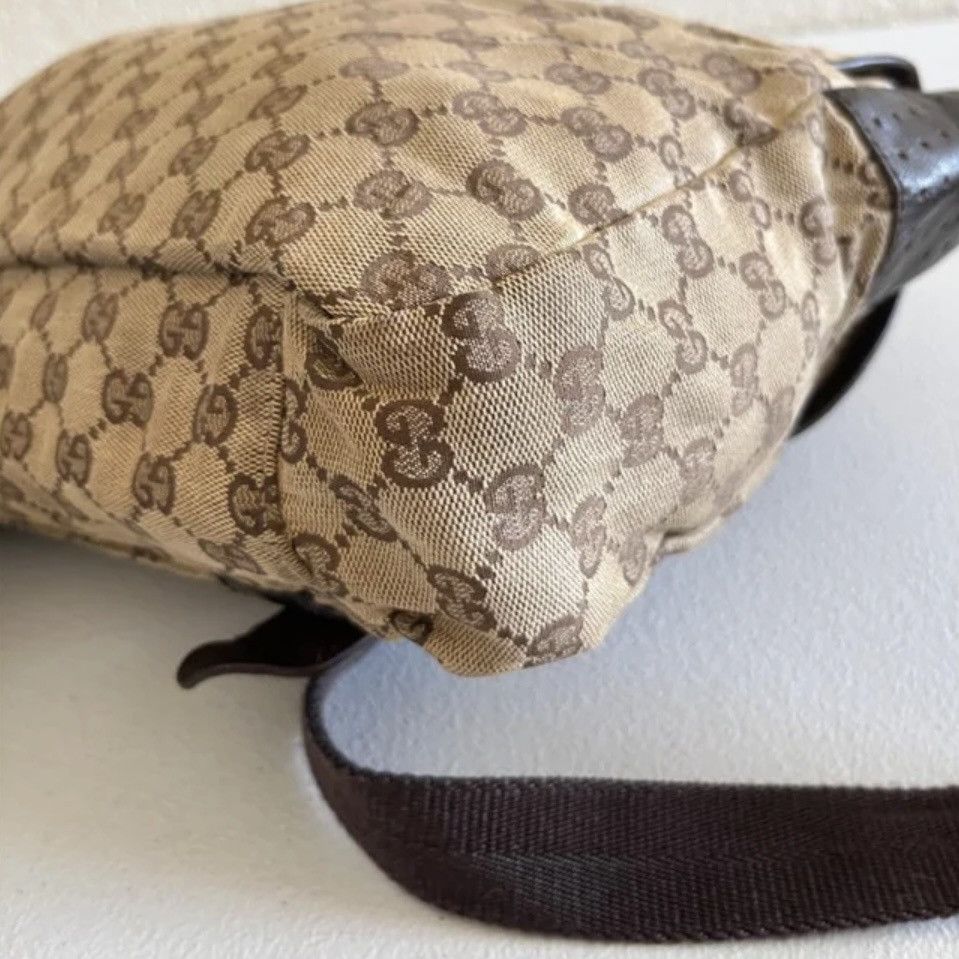 Gucci GUCCI CANVAS/LEATHER MESSENGER BAG. Size ONE SIZE - 6 Thumbnail