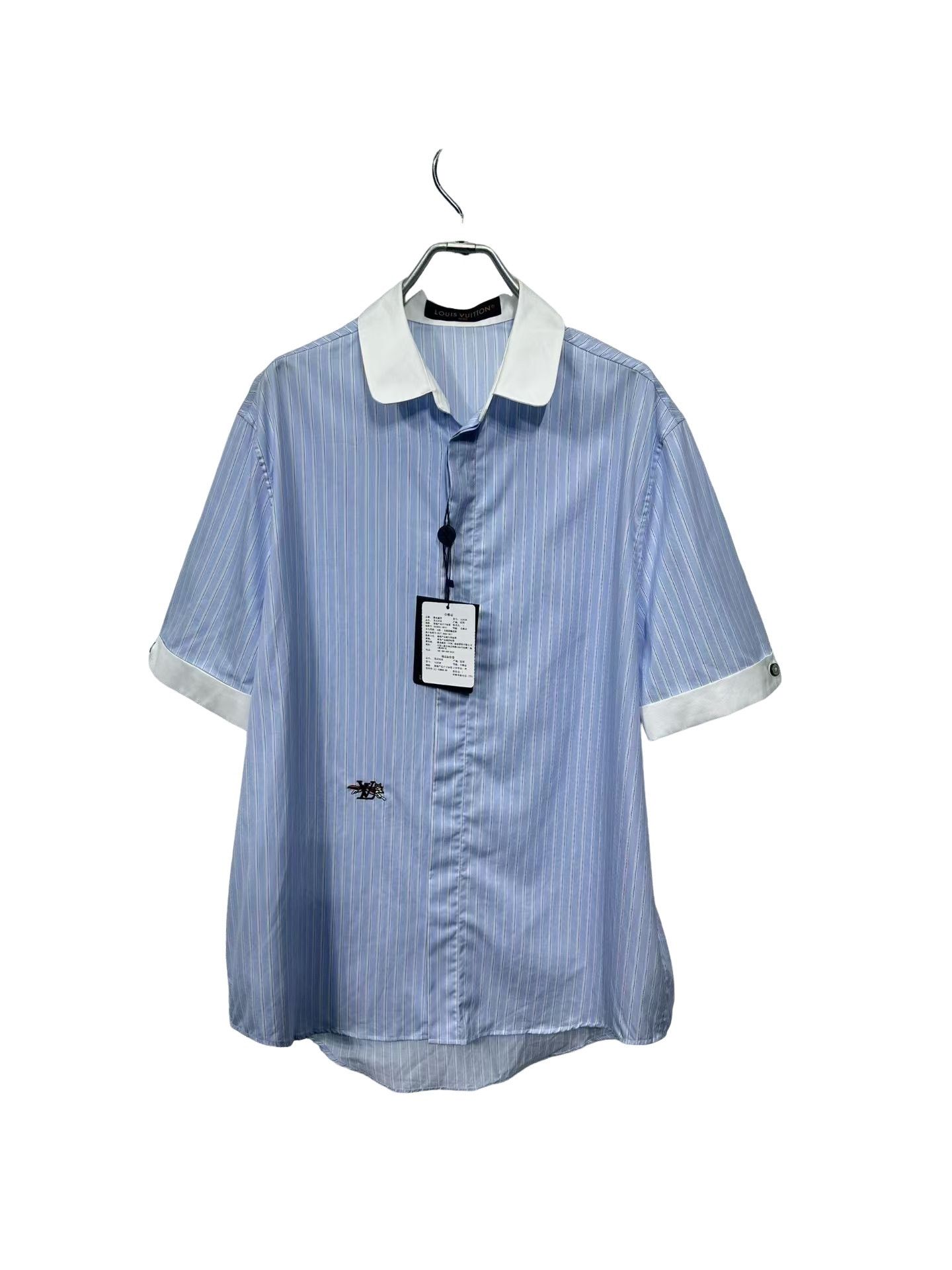 Louis Vuitton Louis Vuitton Fox Embroidery Striped Shirt Size M Size US M / EU 48-50 / 2 - 1 Thumbnail