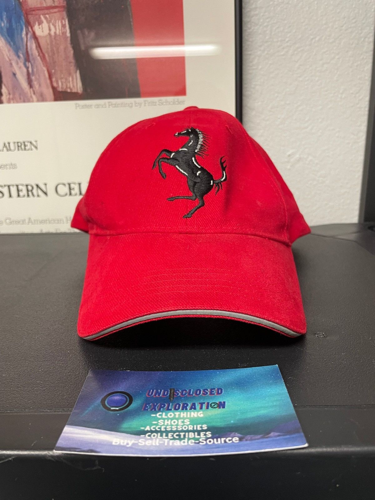 Ferrari Vintage Ferrari red horse hat Size ONE SIZE - 1 Thumbnail