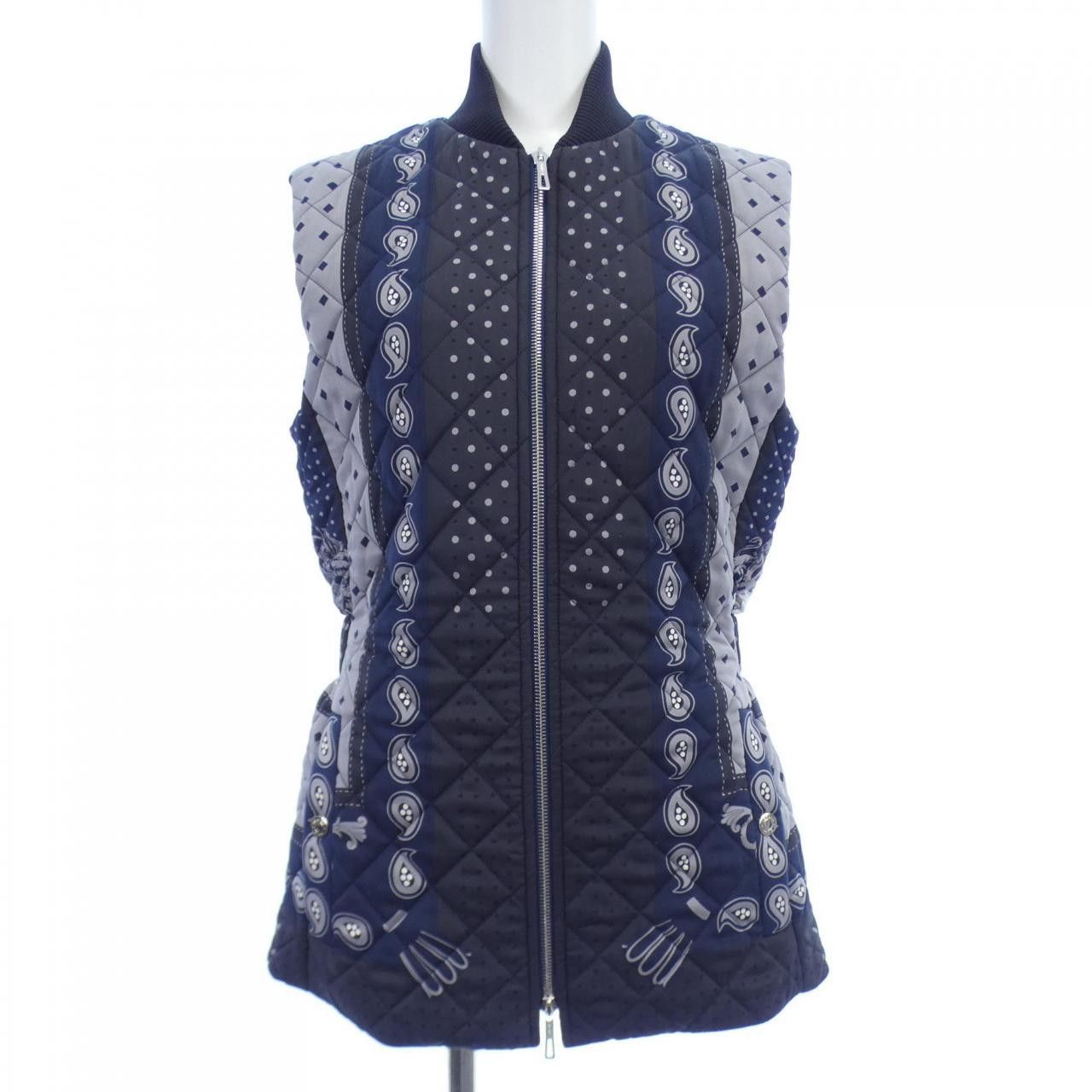 Hermes Hermes Hermes 2H0204DU Silk Cashmere Vest Others Tops DUTY FREE for USA Size ONE SIZE - 1 Thumbnail