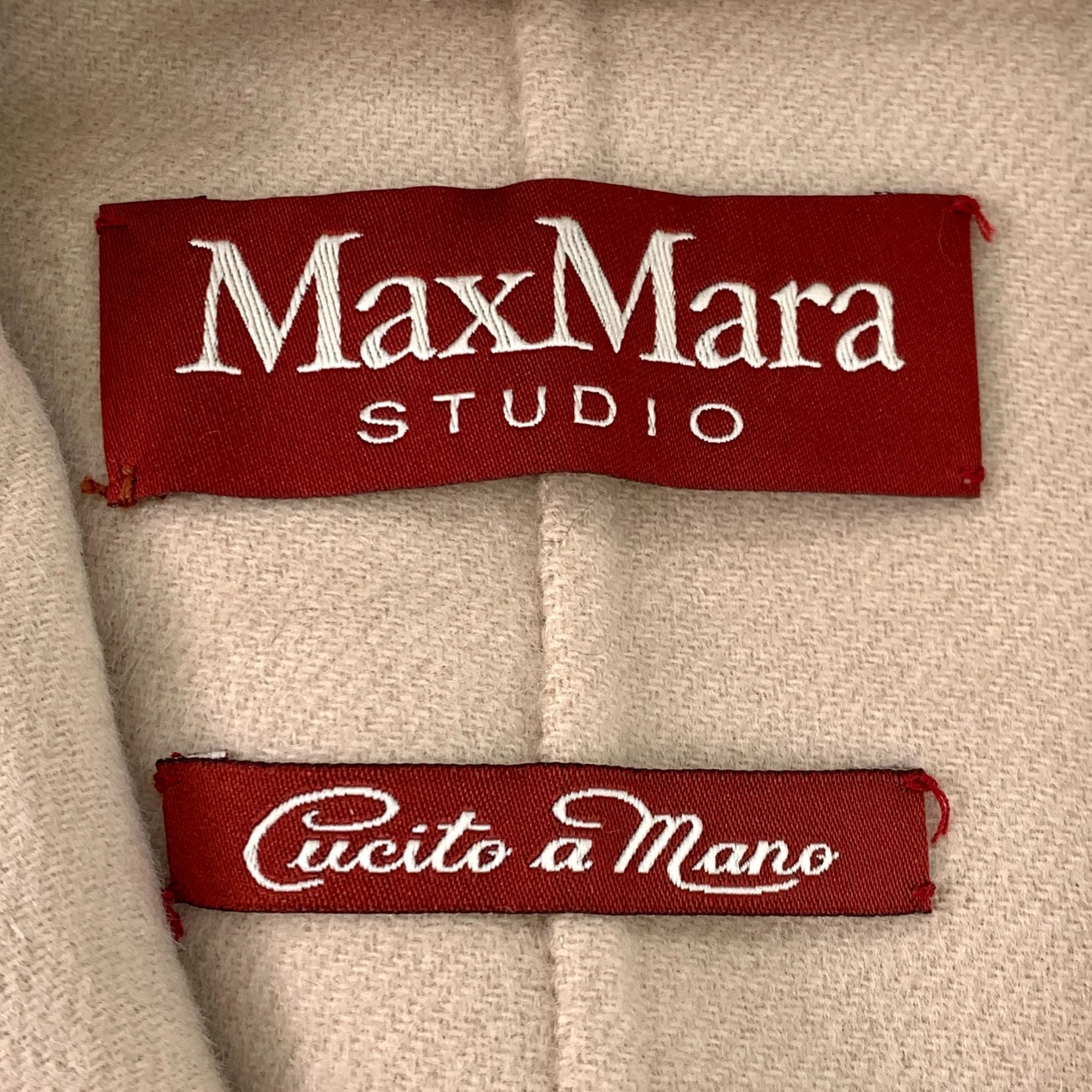 Max Mara Max Mara Studio Beige Wool Blend Long Coat With Belted Size XXS / US 00 / IT 34 - 6 Thumbnail