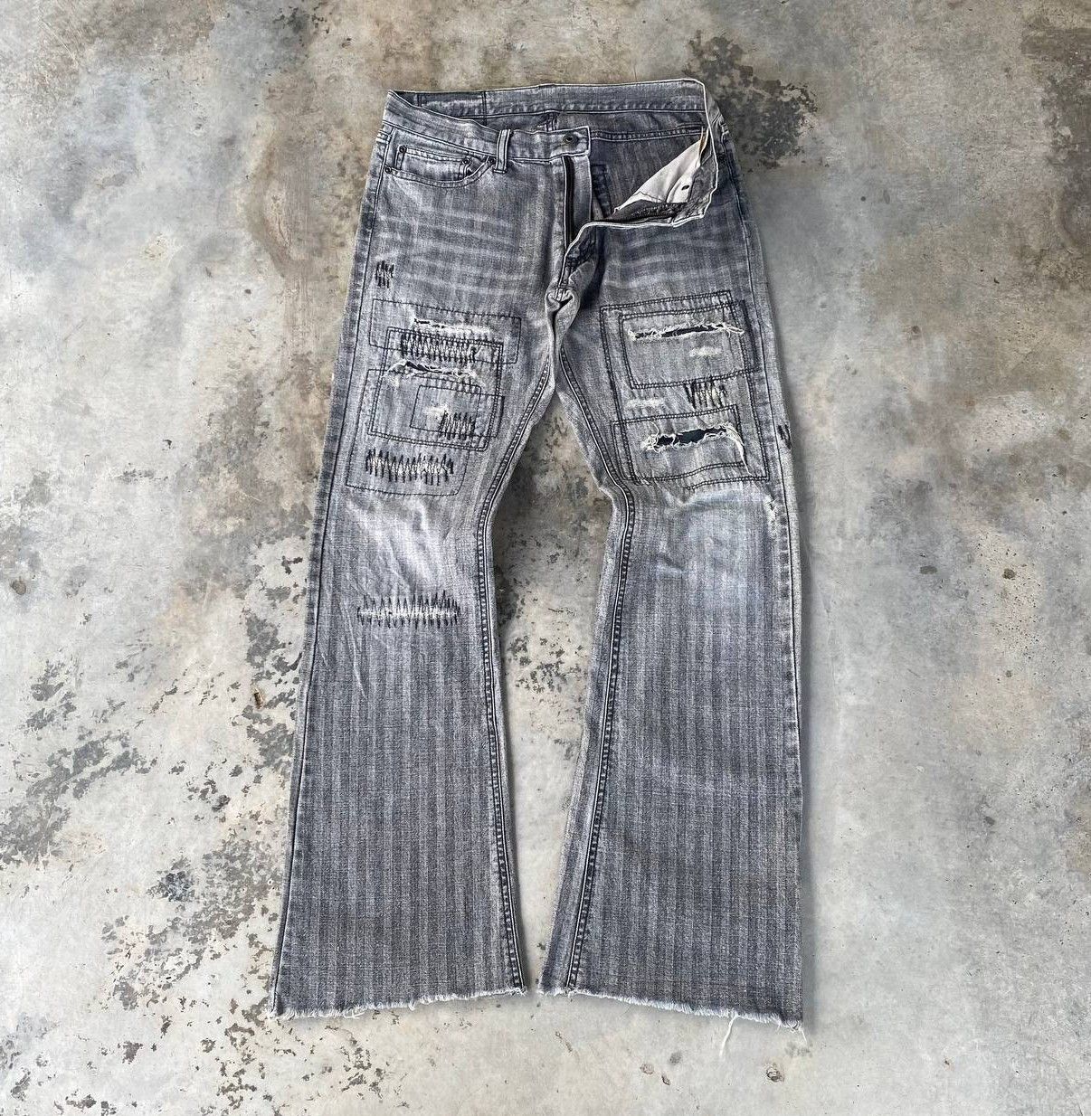 If Six Was Nine Japan Archival Difference Rupert Flare Distressed ReleaseHem Size US 29 - 8 Thumbnail