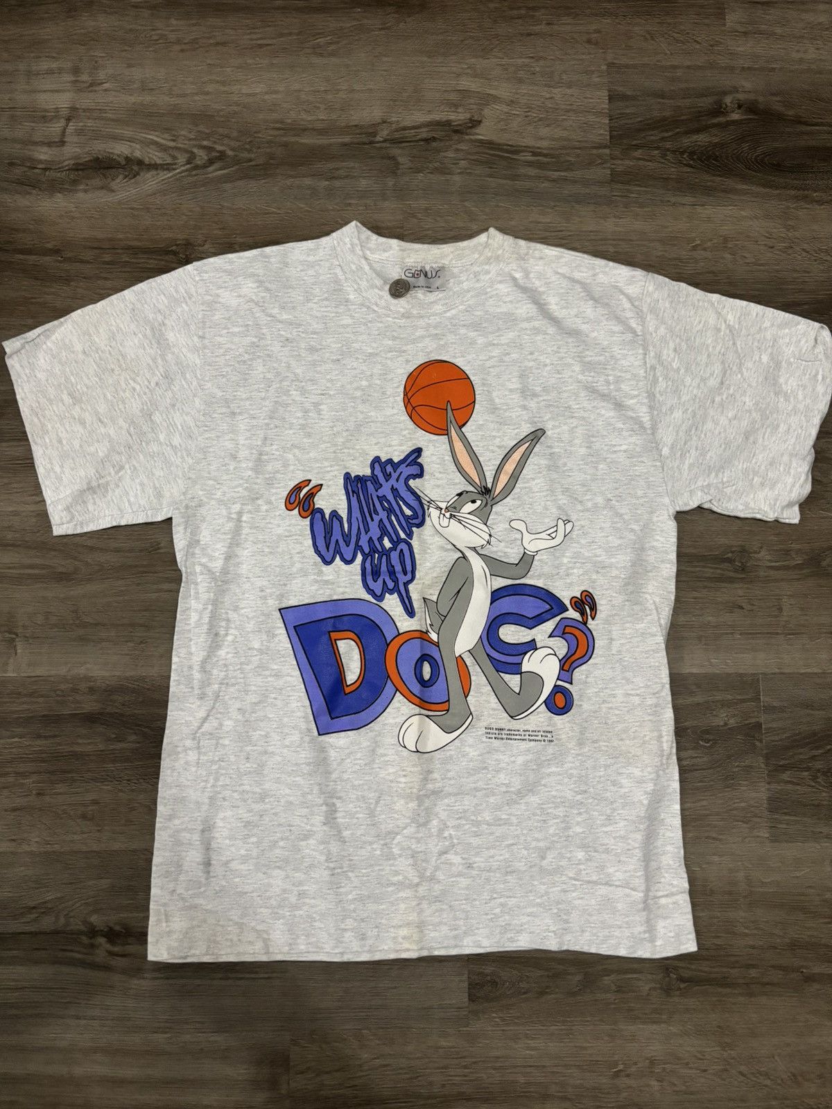 Other Vintage 90s Bugs Bunny NBA Basketball Looney Toons Shirt Size US L / EU 52-54 / 3 - 1 Thumbnail