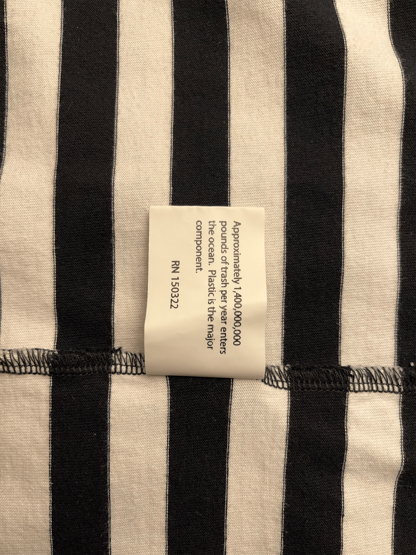 Noah NOAH x The Cure "Let's go to bed" striped t-shirt Size US M / EU 48-50 / 2 - 6 Thumbnail