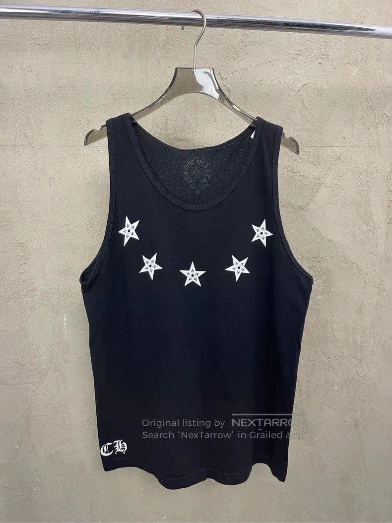 Chrome Hearts Chrome Hearts Black Star Graphic Tank Top. Size US M / EU 48-50 / 2 - 2 Thumbnail
