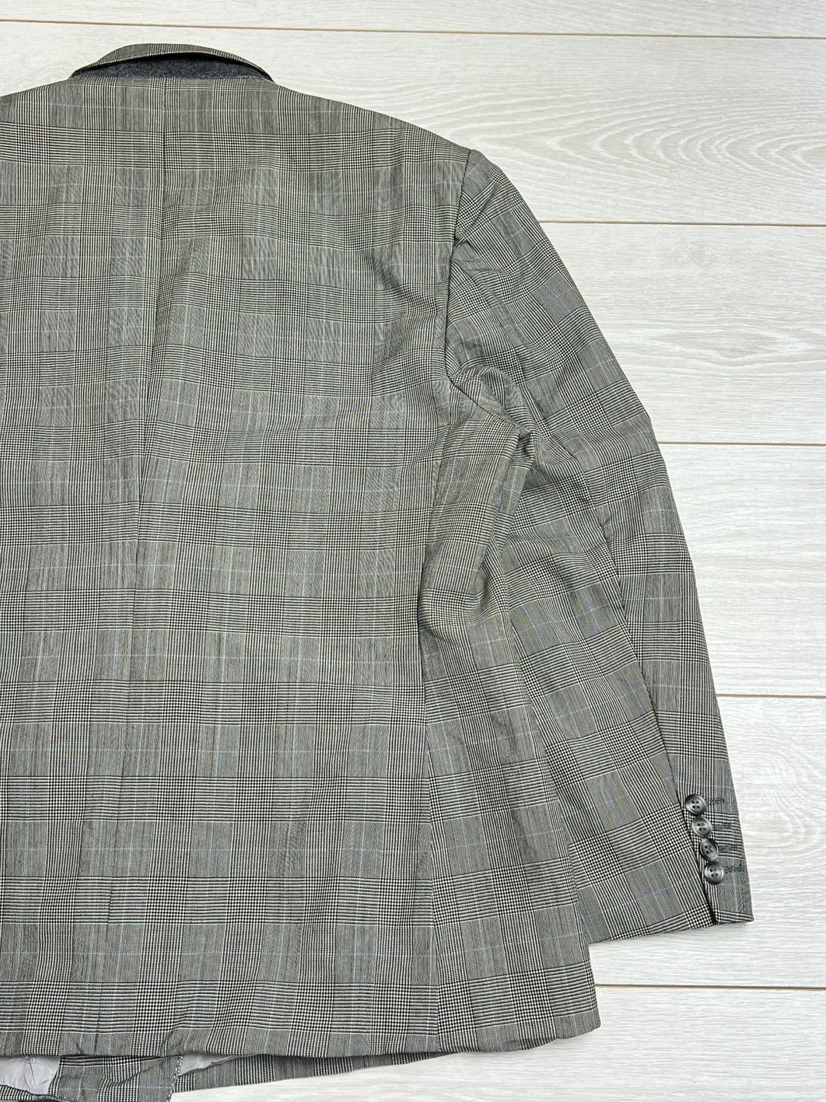 Christian Dior Monsieur Vintage Christian Dior Monsieur Glen Plaid Wool Suit 46S Size 46S - 15 Thumbnail