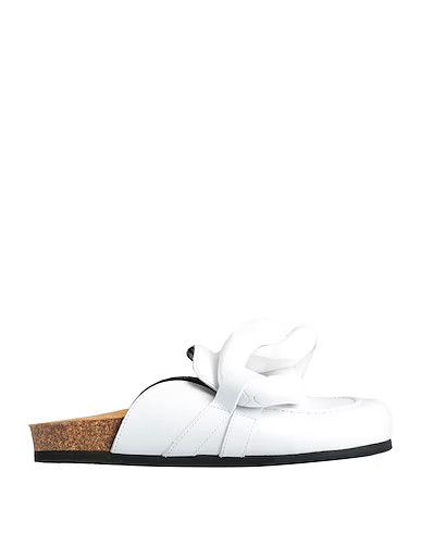 image of J W Anderson O1Mle0524 Mule Shoess And Clogs In White/brown Shoes, Women's (Size 8)