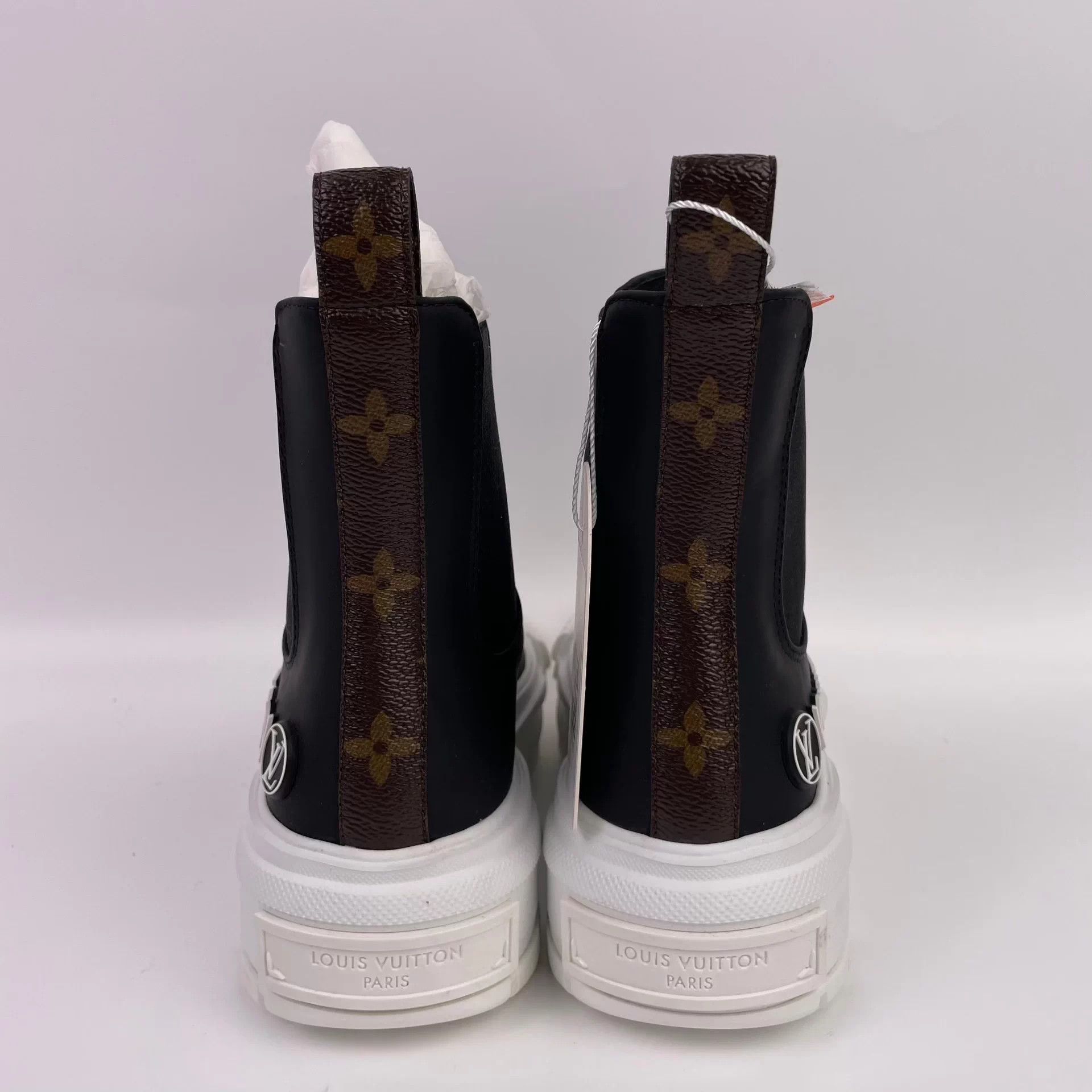 Louis Vuitton LV Leather Platform Shoes Size US 4.5 / IT 34.5 - 8 Thumbnail