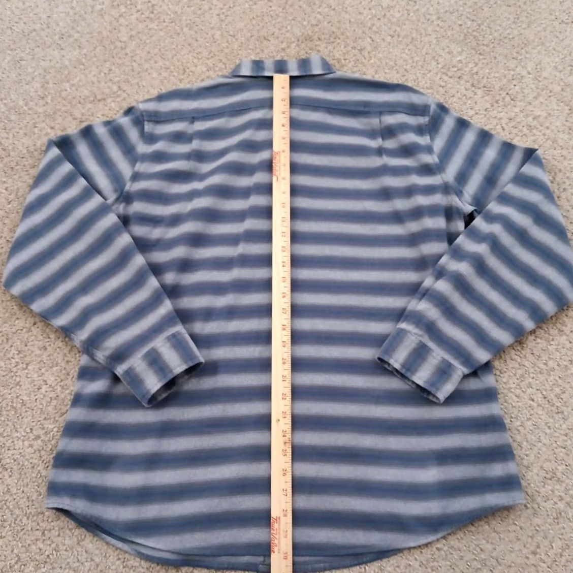 Eddie Bauer Eddie Bauer Shirt Mens L Relaxed Fit Blue Striped Long Sleeve Button-Down Collar Shirt L Blue Mens Size US L / EU 52-54 / 3 - 5 Thumbnail