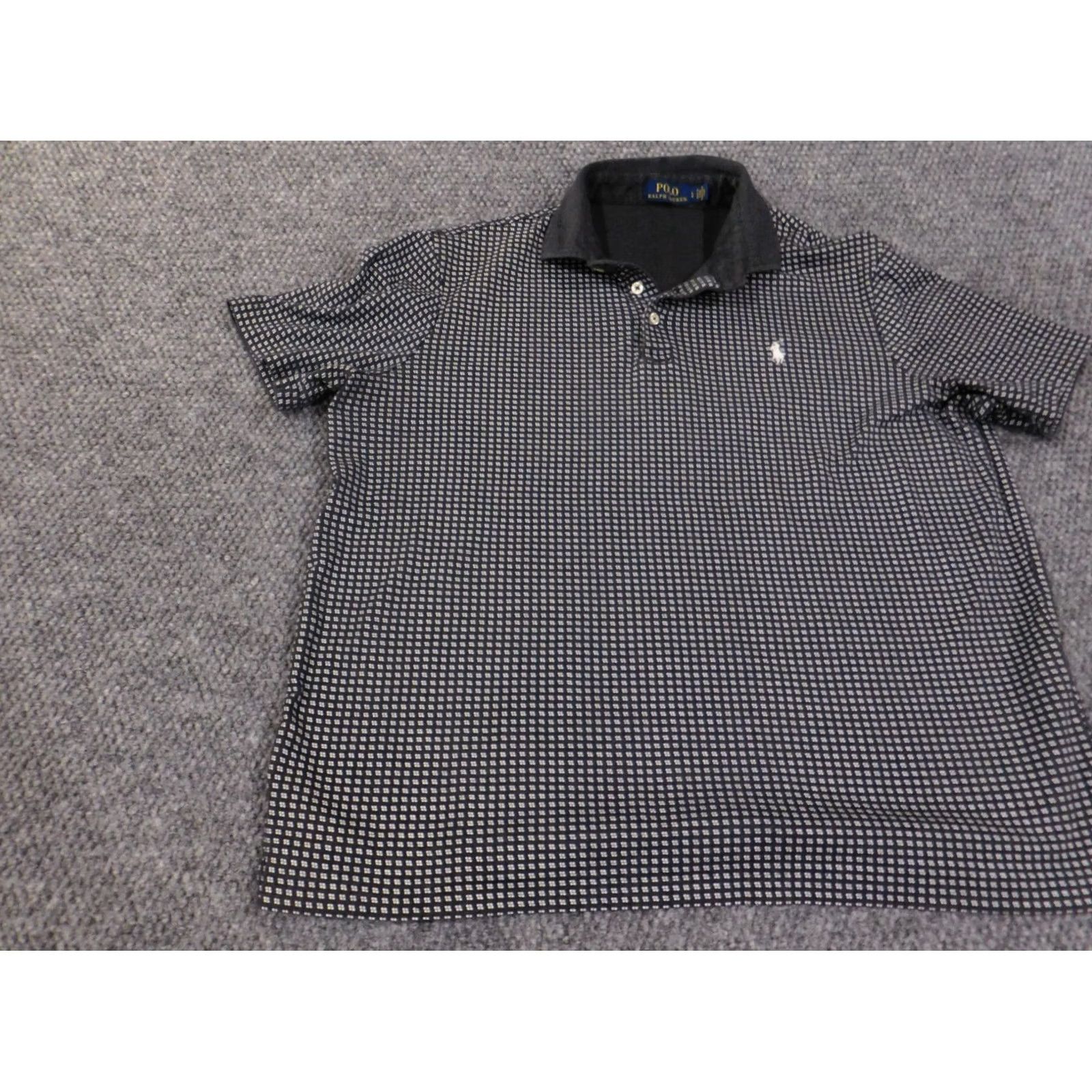 Polo Ralph Lauren Polo Ralph Lauren Polo Shirt Mens L Black Geometric Logo Button Classic Polo Size US L / EU 52-54 / 3 - 3 Thumbnail