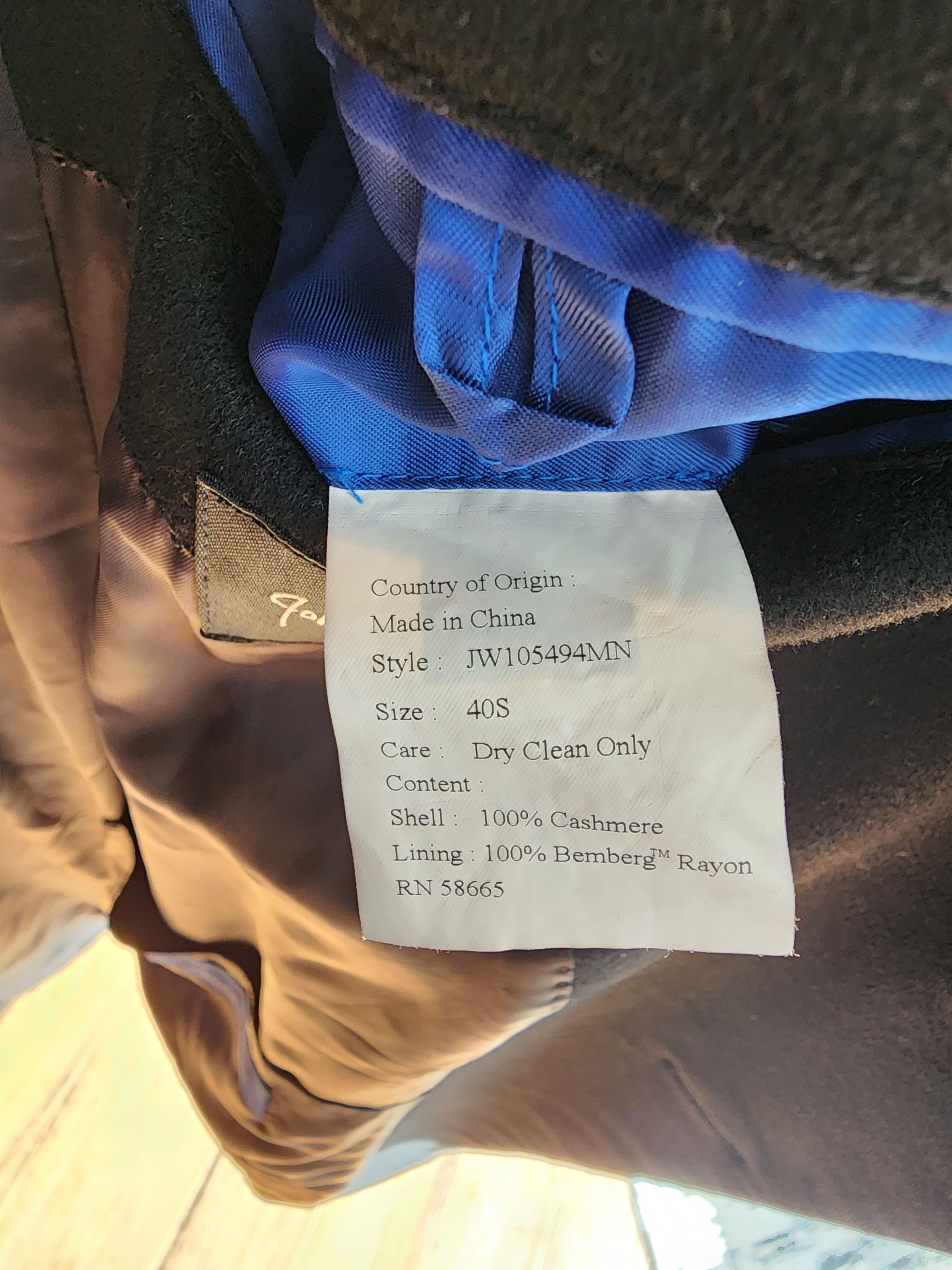 Nordstrom John W. Nordstrom 100% Cashmere Loro Piana | 40S Size US XXS / EU 40 - 9 Thumbnail