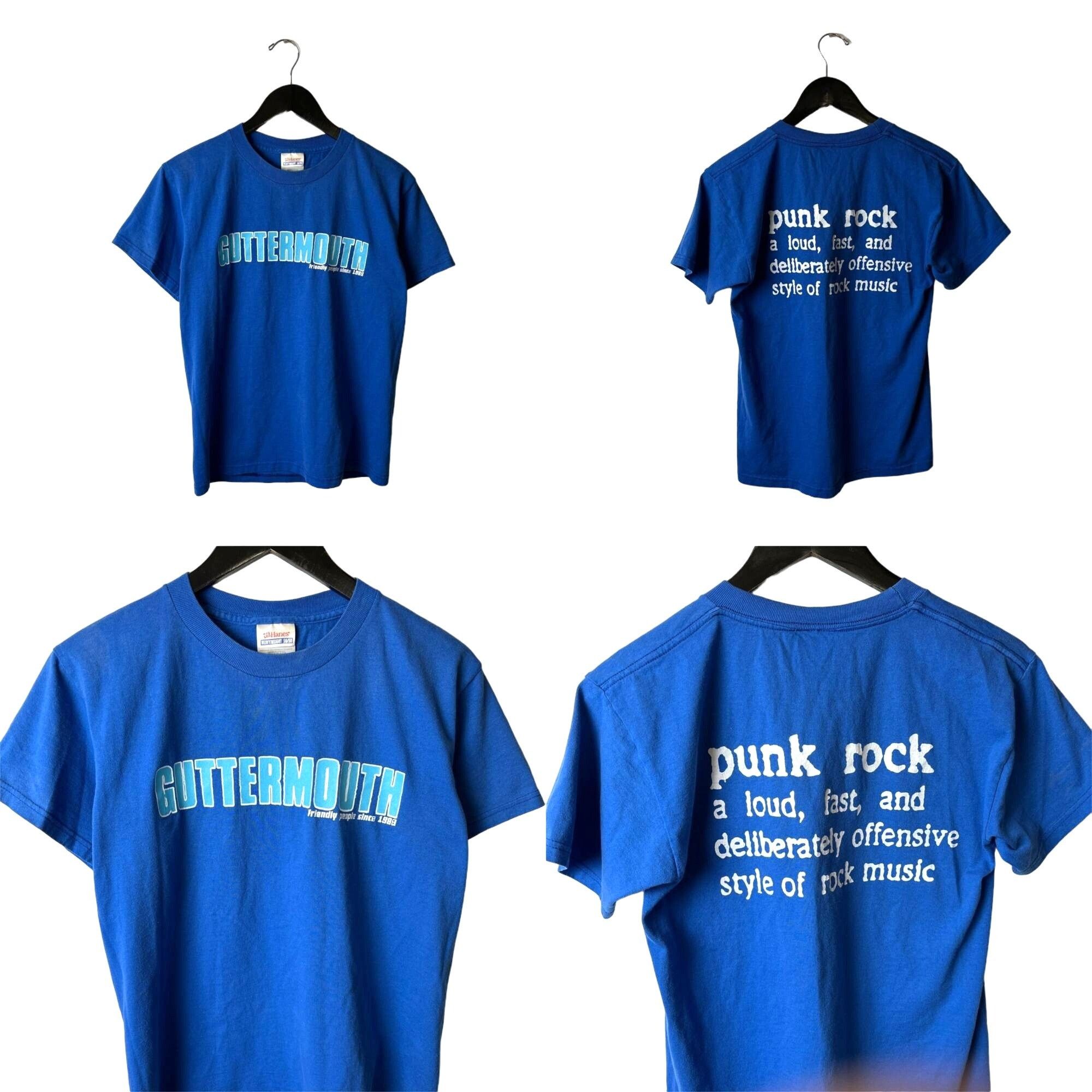 Vintage Guttermouth T Shirt Vintage Y2K Blue Extra Small XS Punk Grailed