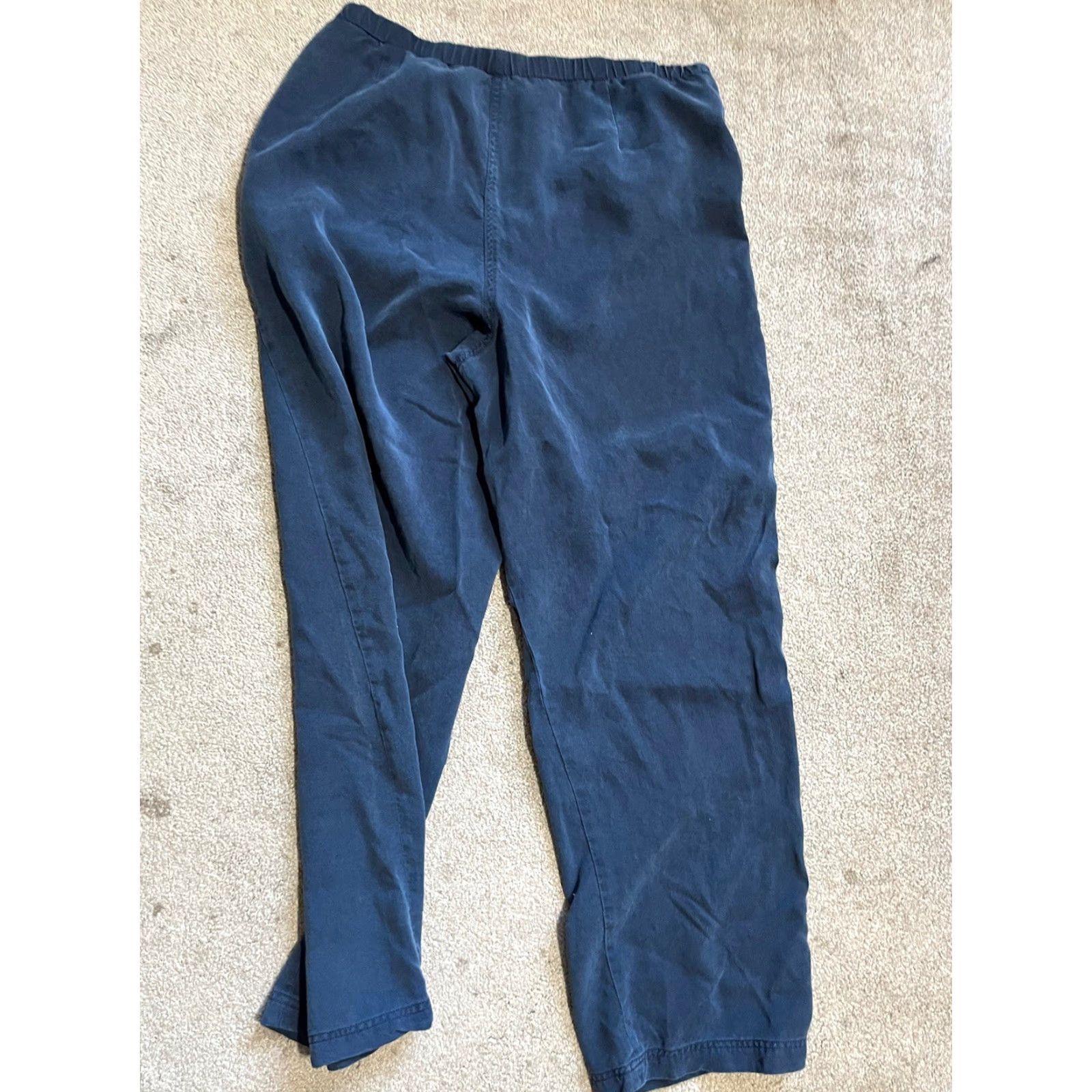Pendleton VINTAGE Pendleton Trousers Pants 90s Blue Lyocell Tencel Straight Leg Size 14 Women Size 36" / US 14 / IT 50 - 3 Thumbnail