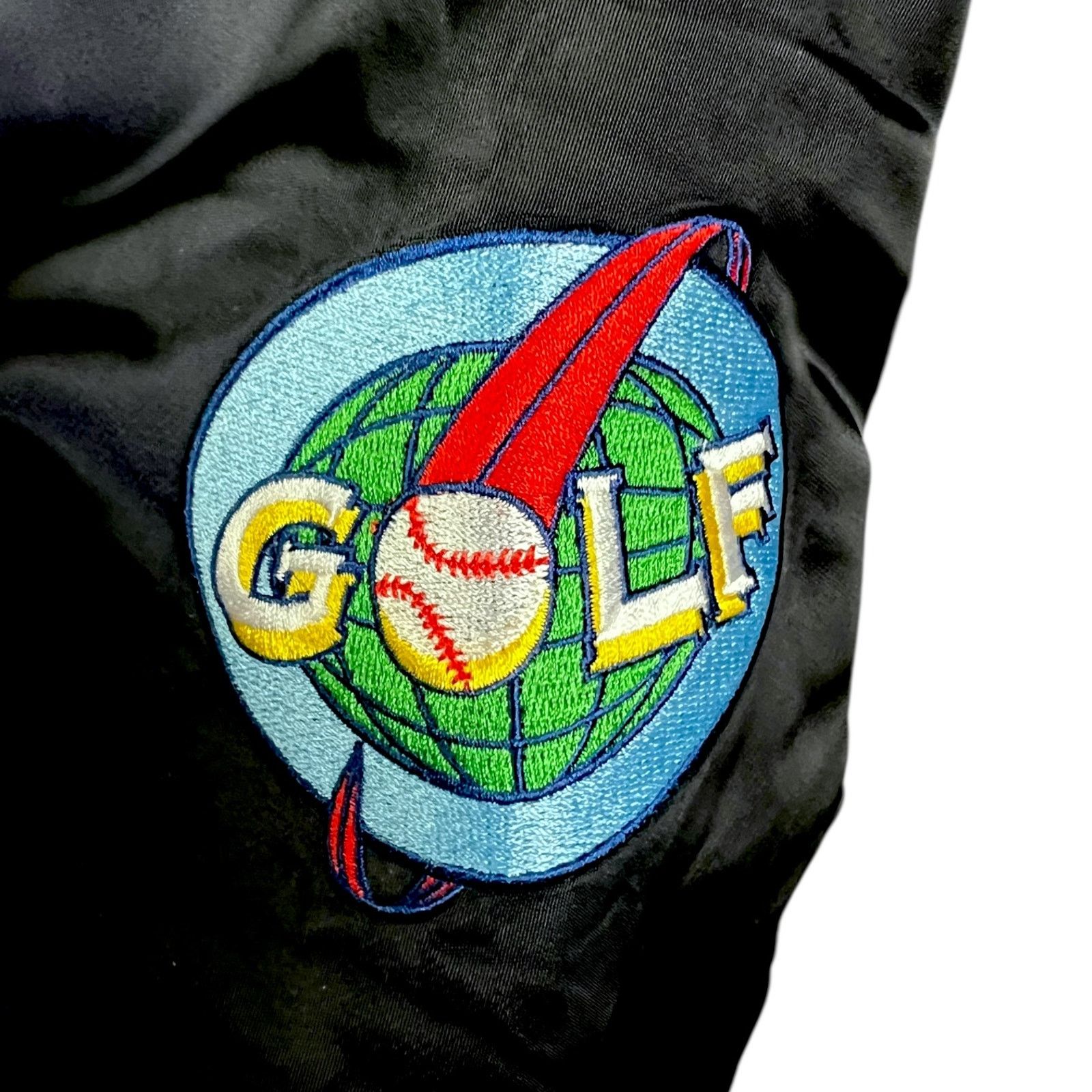 Golf Wang Golf Wang Men's S Navy Satin Full Zip Bomber Varsity $180 Size US S / EU 44-46 / 1 - 3 Thumbnail