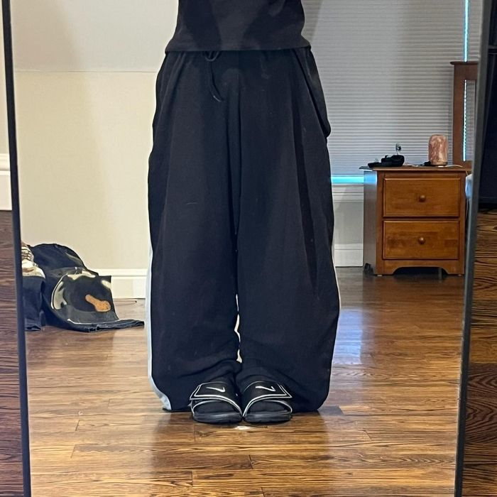 Layer 8 vintage 2000s baggy wide leg black layer 8 sweatpants | Grailed