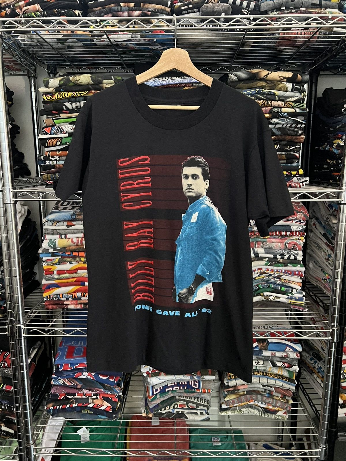 Band Tees 1992 Billy Ray Cyrus Some Gave All Tee Single Stitch Size US XL / EU 56 / 4 - 1 Thumbnail