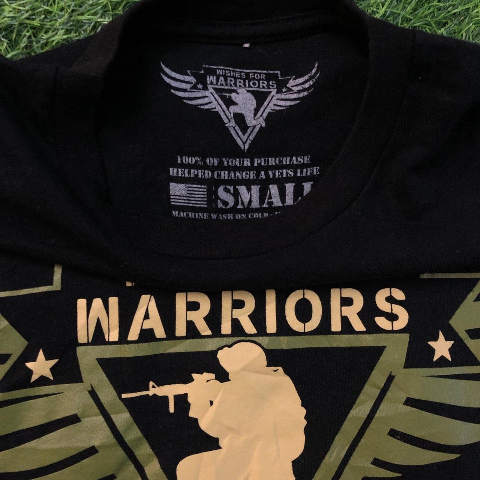 Other Black ‘Wishes For Warriors’ Graphic Tee Size US S / EU 44-46 / 1 - 3 Thumbnail