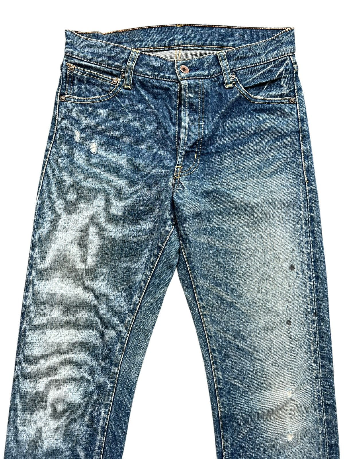 Vintage Vintage Japanese Selvedge Distressed Denim Jeans 30x30 Size US 30 / EU 46 - 4 Thumbnail