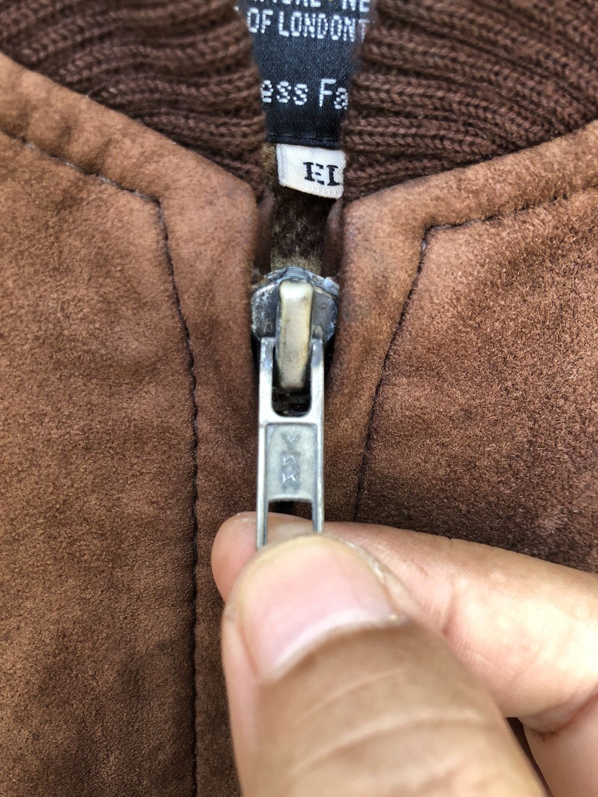 Vintage Vintage LONDON FOG Brown Suede Jacket Size US L / EU 52-54 / 3 - 10 Thumbnail