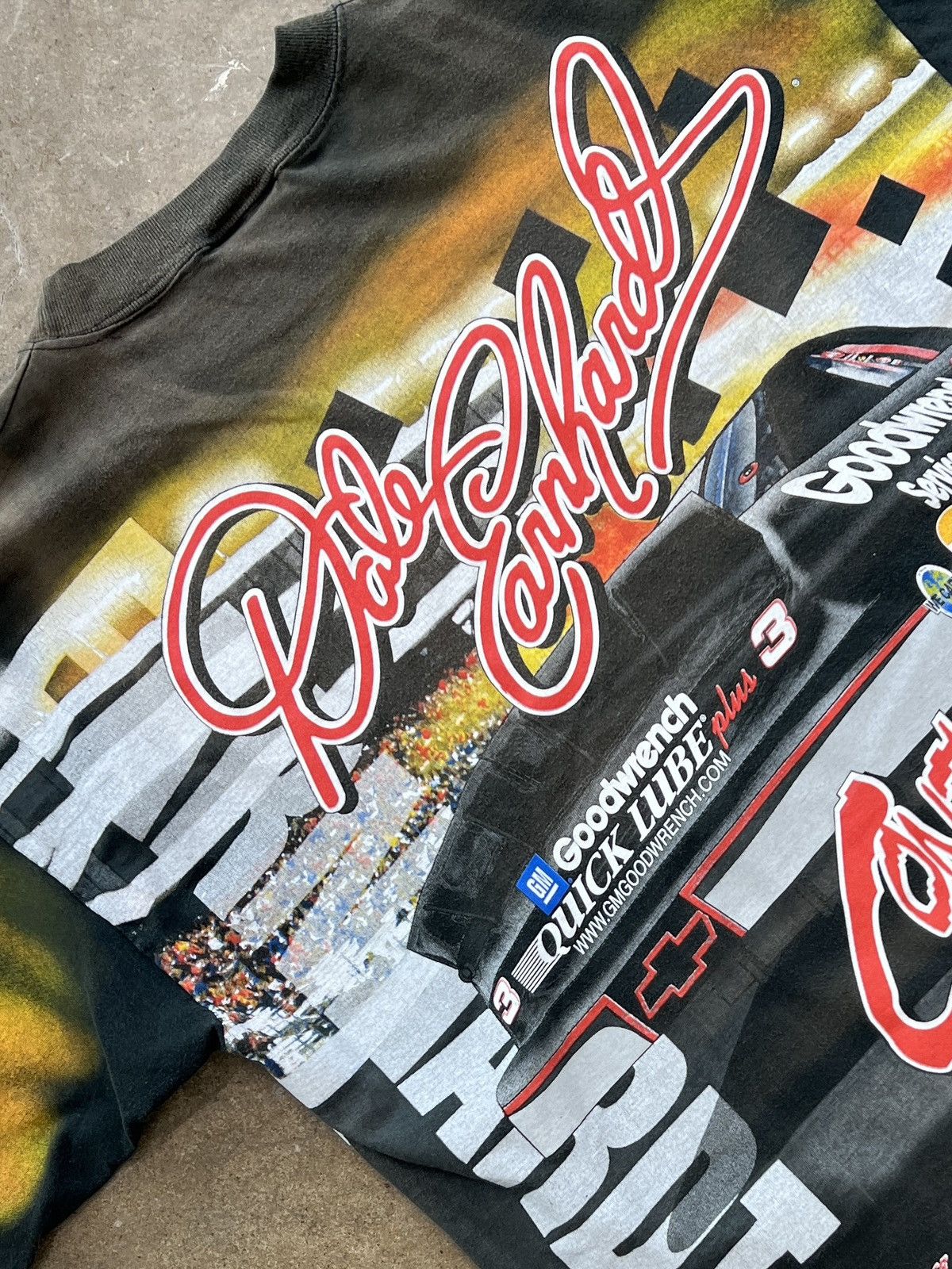 NASCAR Vintage AOP NASCAR Dale Earnhardt Tough Competitor Racing XL Size US XL / EU 56 / 4 - 4 Thumbnail