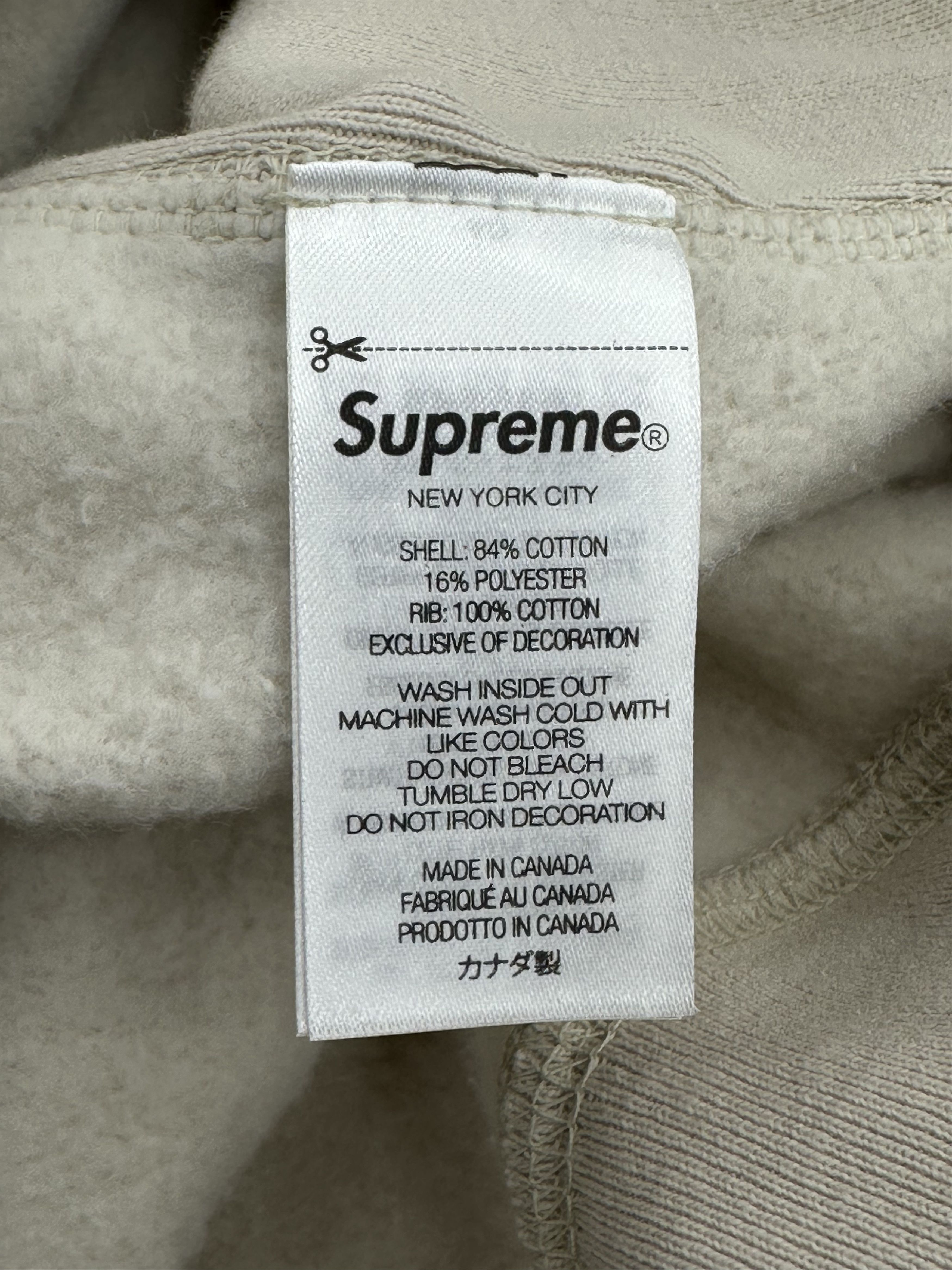 Supreme Supreme Bogo Beige Hoodie Size US M / EU 48-50 / 2 - 7 Thumbnail