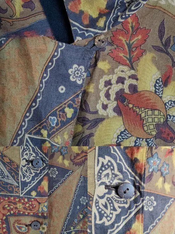 Burberry Burberry Brown Floral Print Short Sleeve Shirt. Size US M / EU 48-50 / 2 - 4 Thumbnail