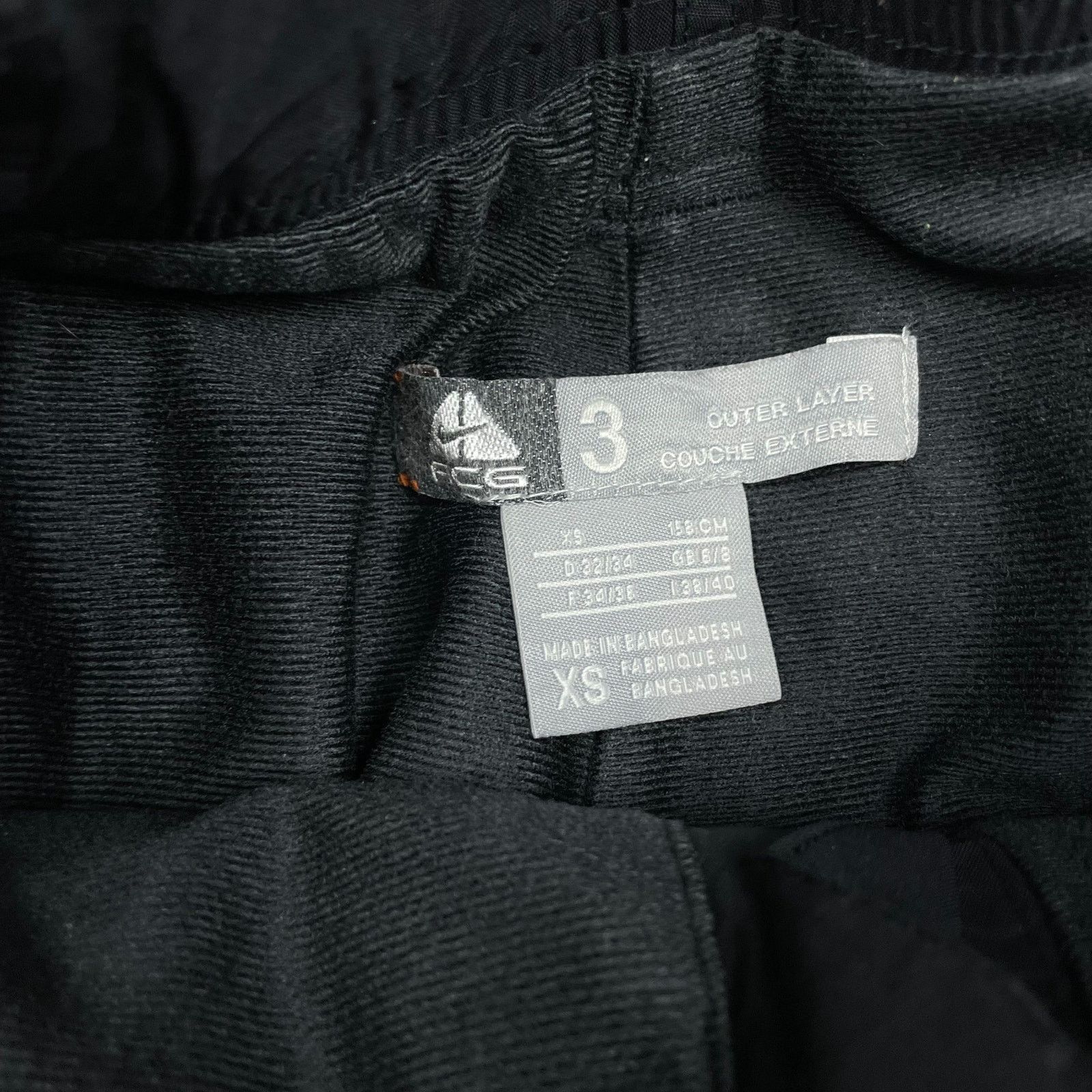 Nike × Nike ACG × Vintage Nike ACG Fitstorm 3 Outer Layer Women's Black Ski Pants XS Size 30" / US 8 / IT 44 - 13 Thumbnail