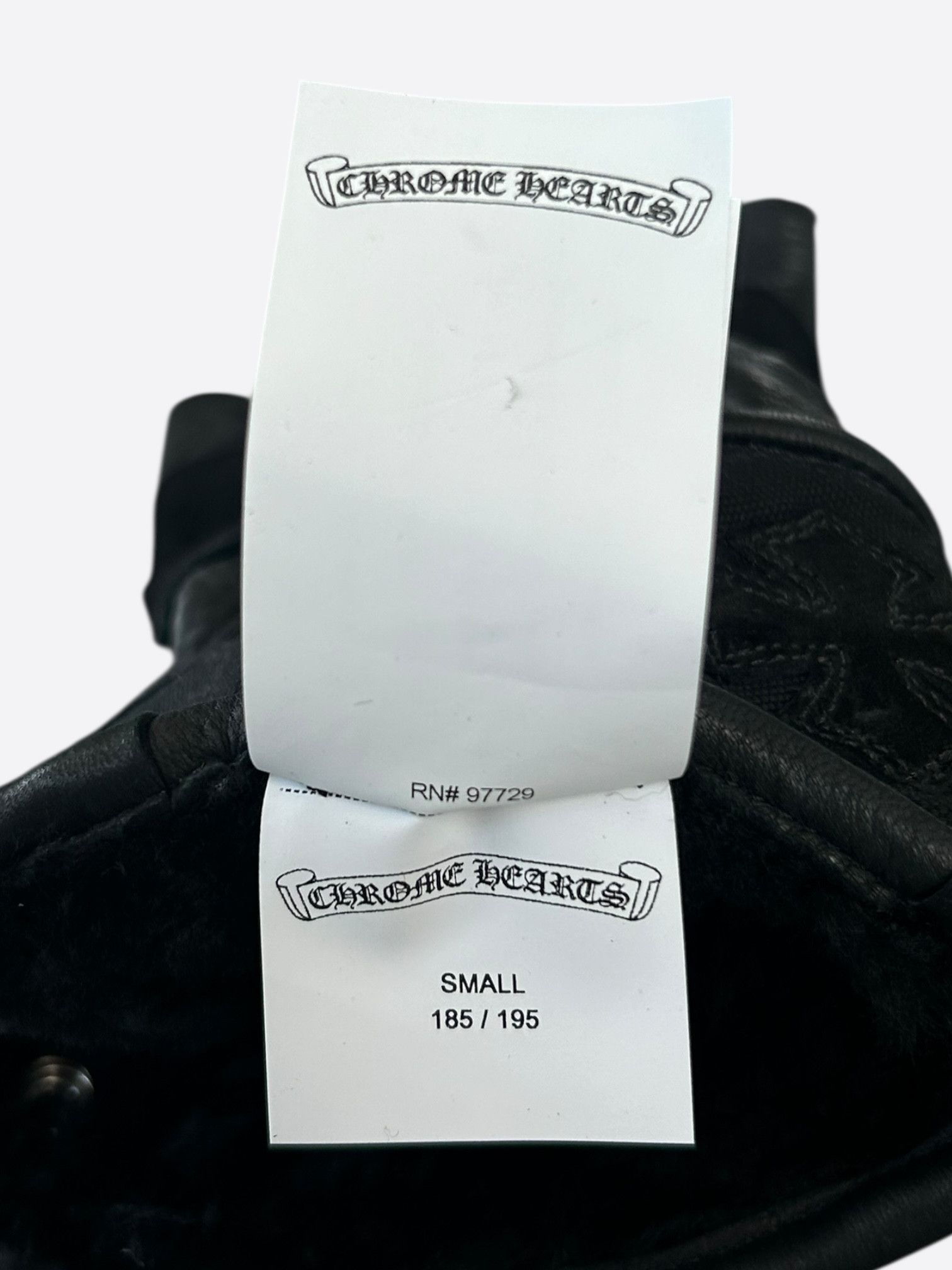 Chrome Hearts Chrome Hearts Black Leather Cross Patch Gloves Size ONE SIZE - 5 Thumbnail