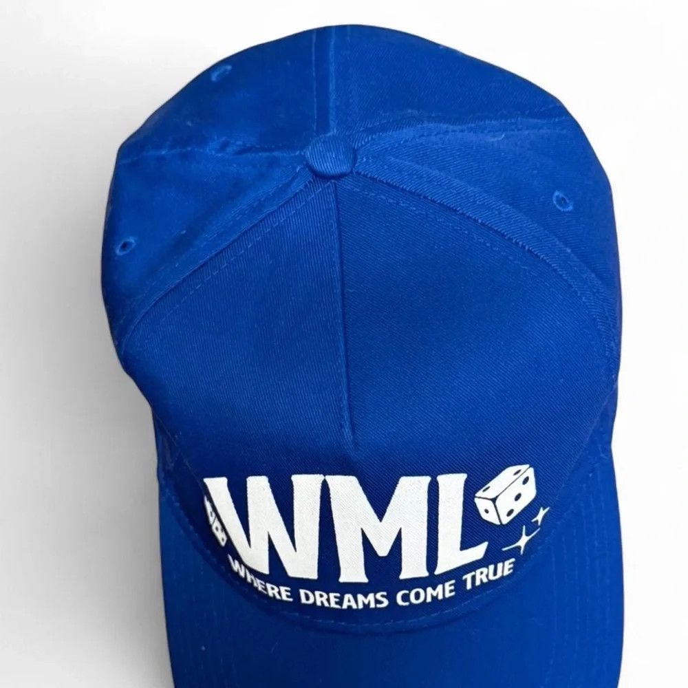 Wish Me Luck WML Electric Blue Snapback Trucker Cap Size ONE SIZE - 4 Thumbnail