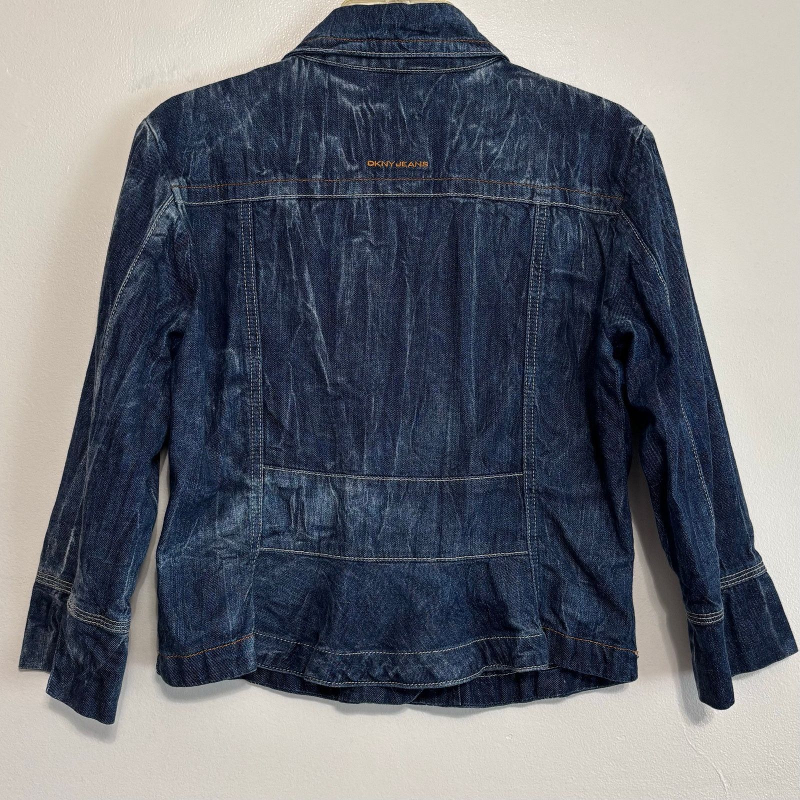 Other DKNY Jeans Blue Denim Jacket Size Medium Size M / US 6-8 / IT 42-44 - 2 Thumbnail