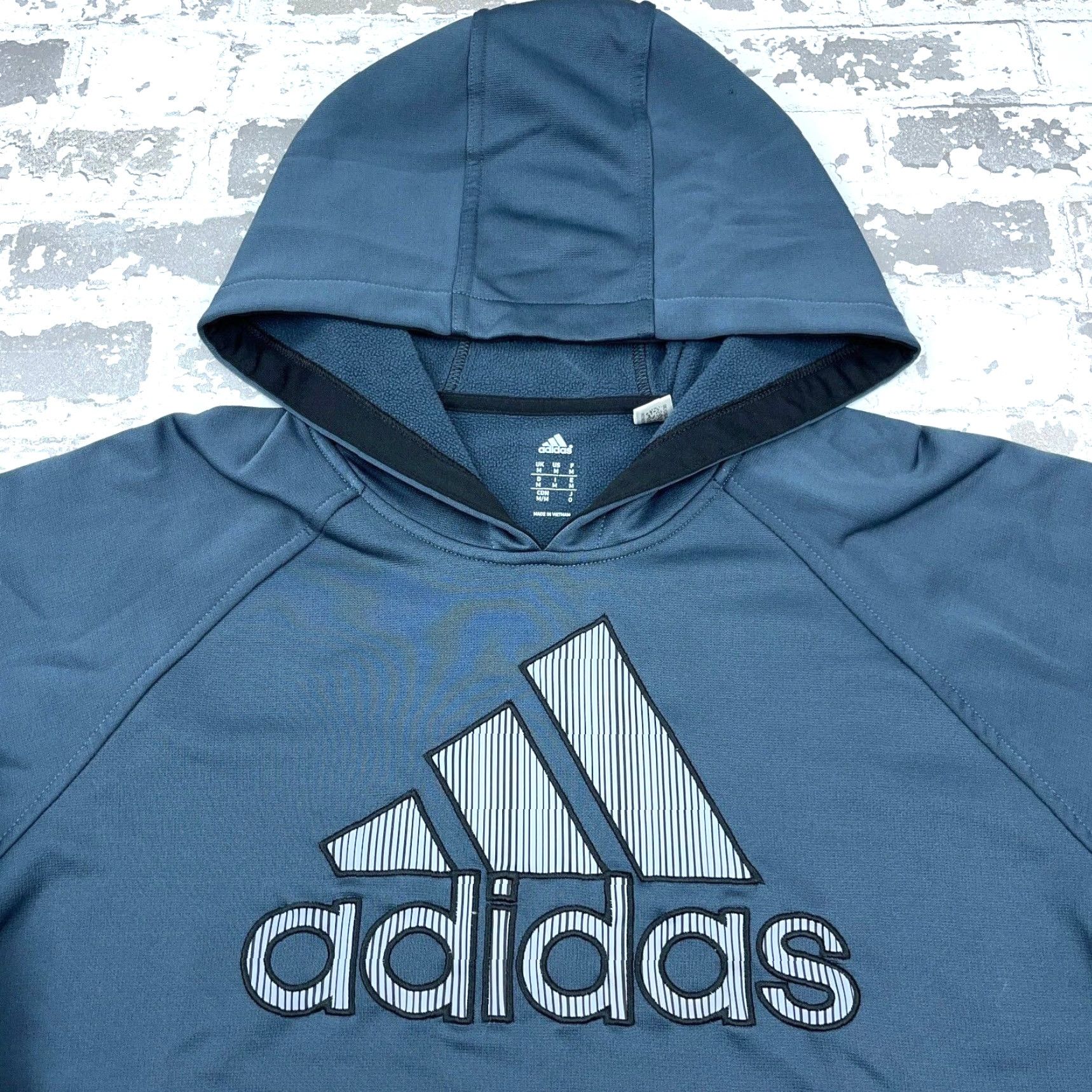 Adidas Adidas Hoodie Men Medium Gray Sweatshirt Pullover Hooded Size US M / EU 48-50 / 2 - 2 Thumbnail