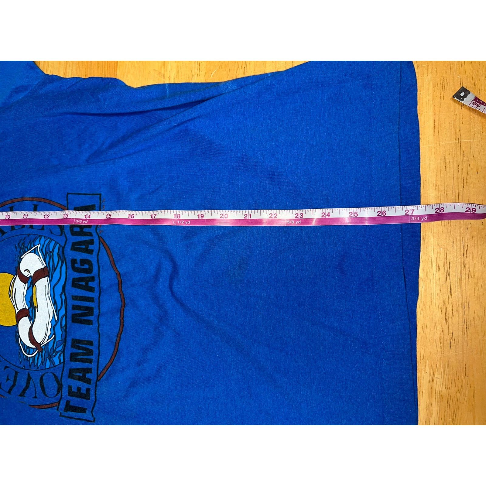Vintage Vintage Niagara Falls Shirt Over The Falls Team Blue Tee 90s Size US M / EU 48-50 / 2 - 10 Thumbnail