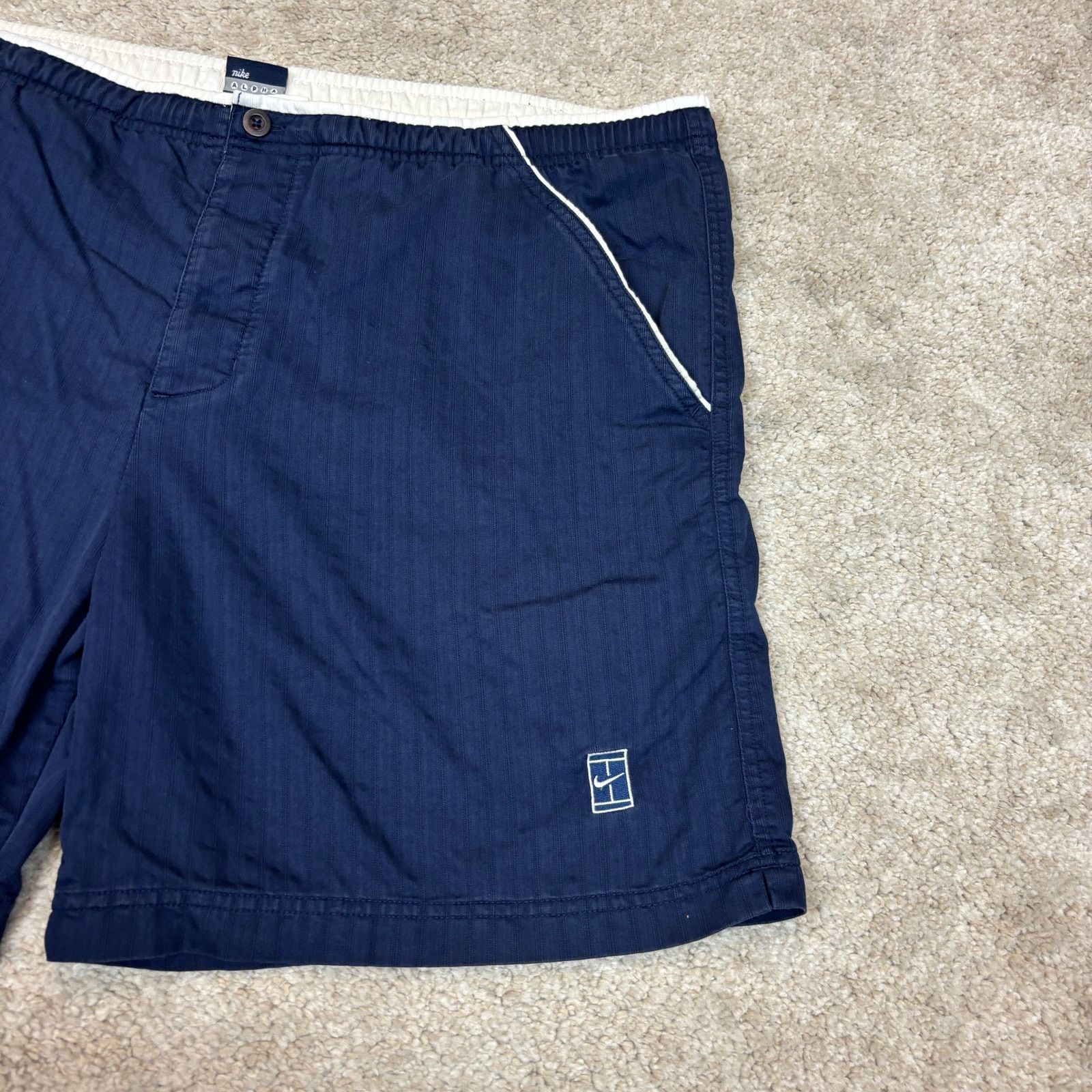 Nike VTG 90s Nike Tennis Shorts Court Classic Patch M Agassi Size US 32 / EU 48 - 2 Thumbnail