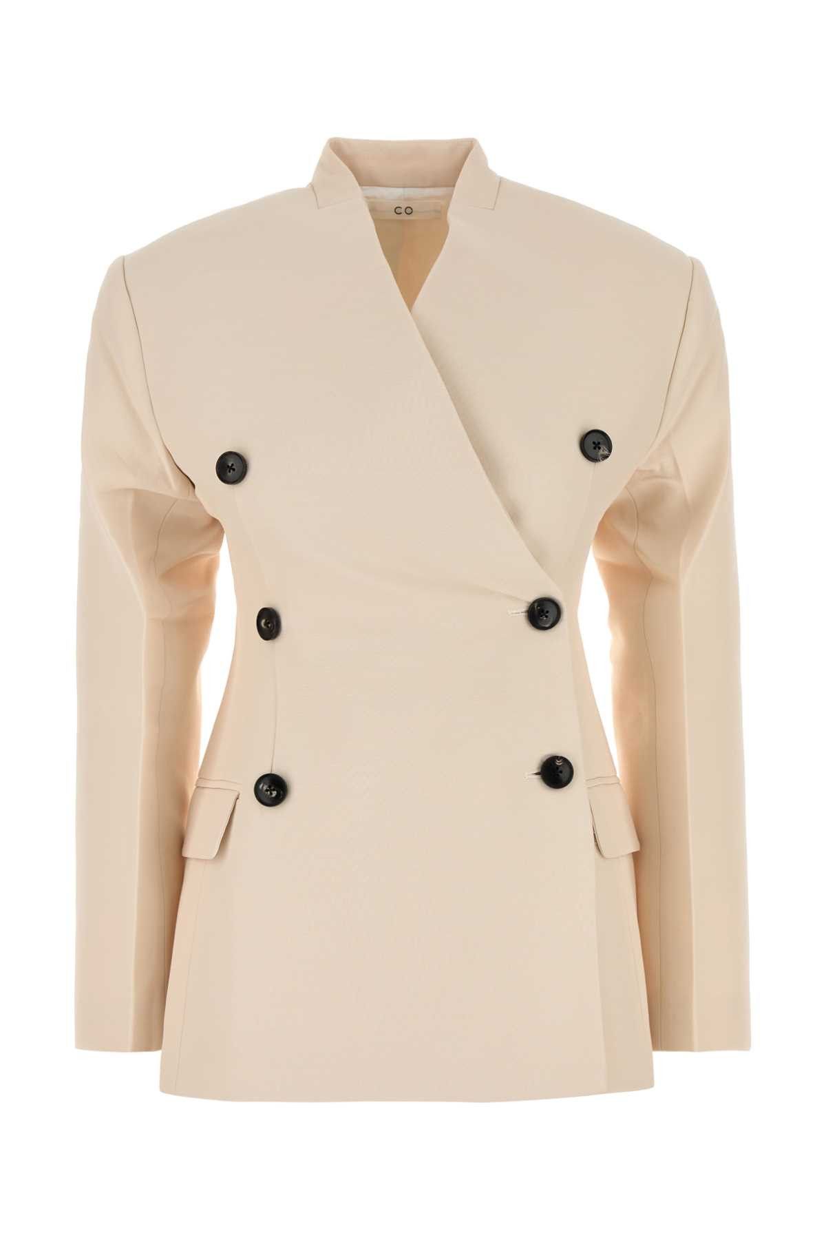 CO Light Pink Viscose Blend Blazer Size M / US 6-8 / IT 42-44 - 1 Thumbnail