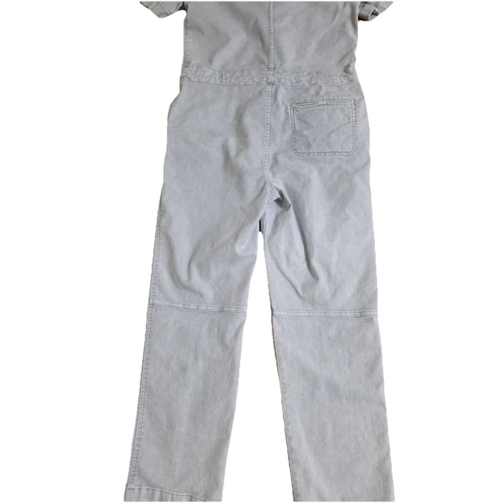 Faherty Faherty Cotton Jean Romper Light Wash S A001619 Size 27" / US 4 / IT 40 - 13 Thumbnail