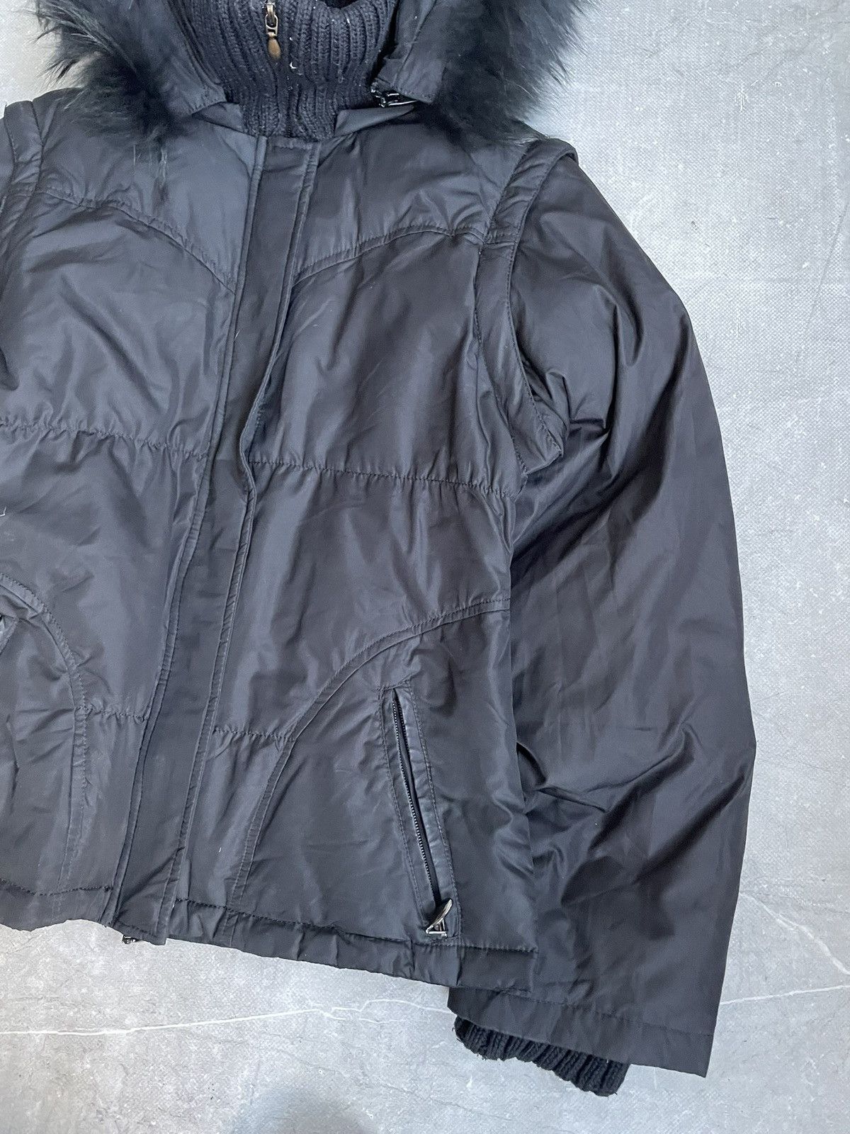 Hysteric Glamour Hysteric glamour style fur black down cropper bomber jacket Size US S / EU 44-46 / 1 - 3 Thumbnail