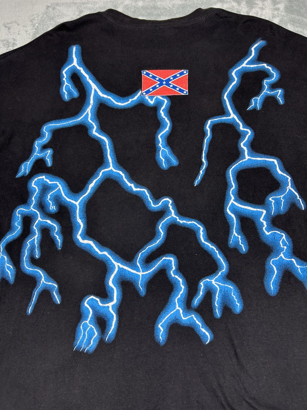 Vintage Vintage 90’s Thunder Rebel T-shirt Size US XXL / EU 58 / 5 - 8 Thumbnail