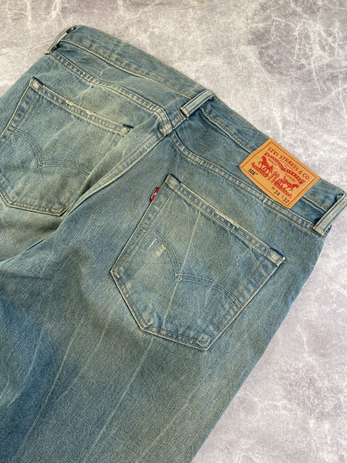 Levi's Levi’s 508 Gold Miner Style Dirty Denim Jeans Size: W34 L32 Size US 34 / EU 50 - 11 Thumbnail